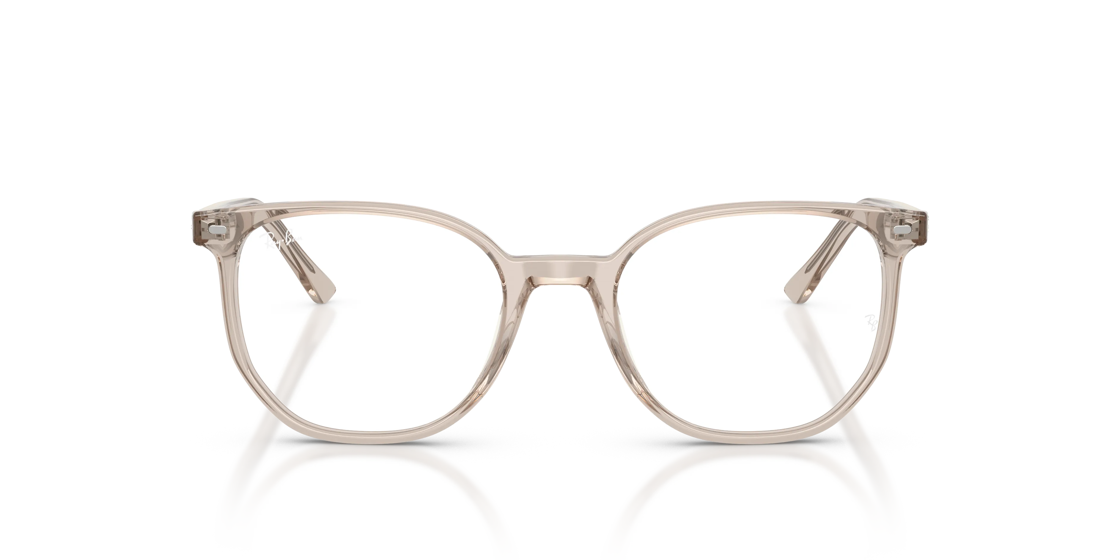 Ray - Ban RX5397 ELLIOT 8449 Montature da vista Acetato Marrone Trasparente Geometrica Normale - immagine 3