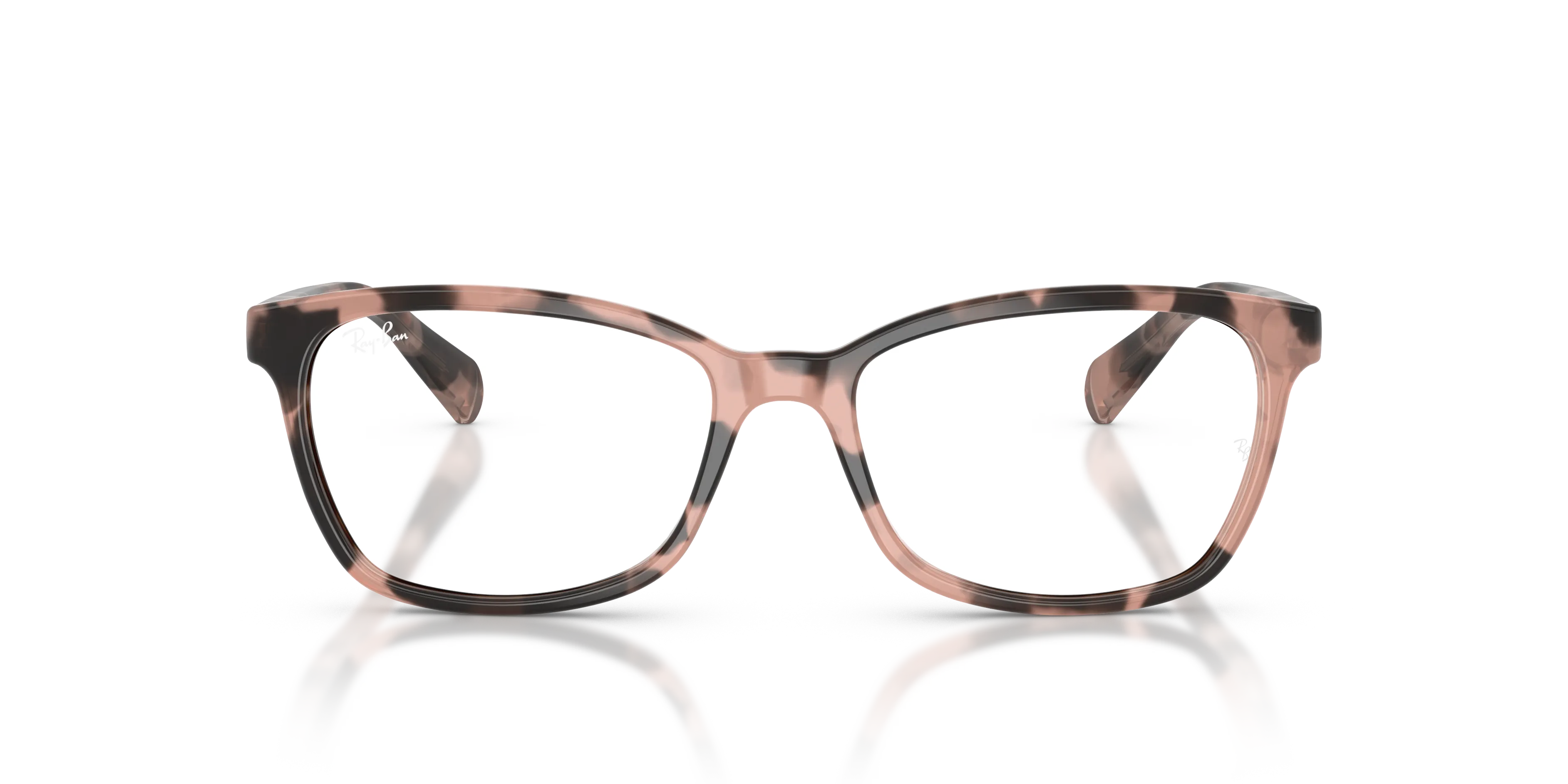 Ray - Ban RX5362 8481 Montature da vista Acetato Rosa Trasparente Farfalla Normale - immagine 3