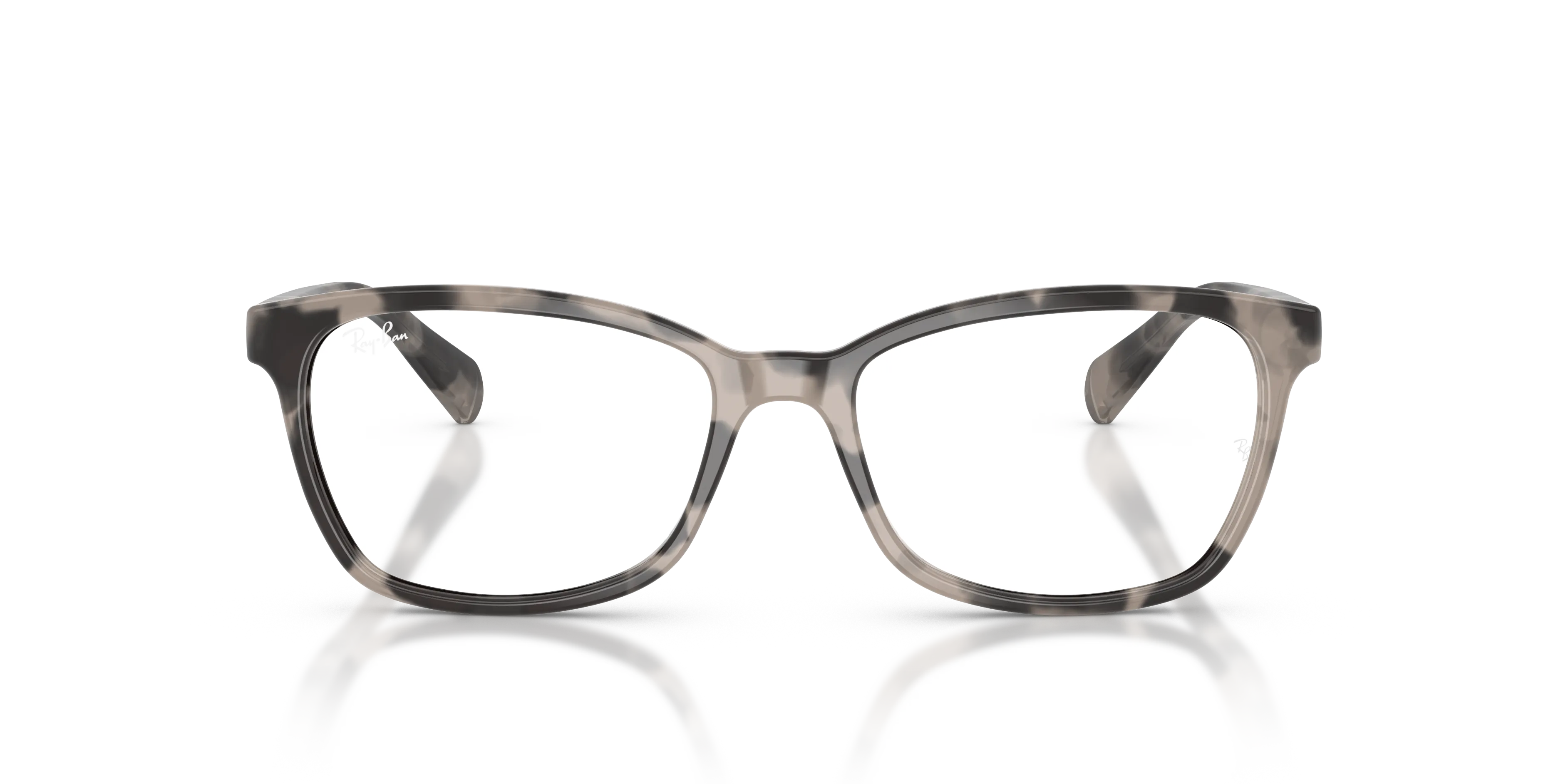 Ray - Ban RX5362 8480 Montature da vista Acetato Grigio Trasparente Farfalla Normale - immagine 3