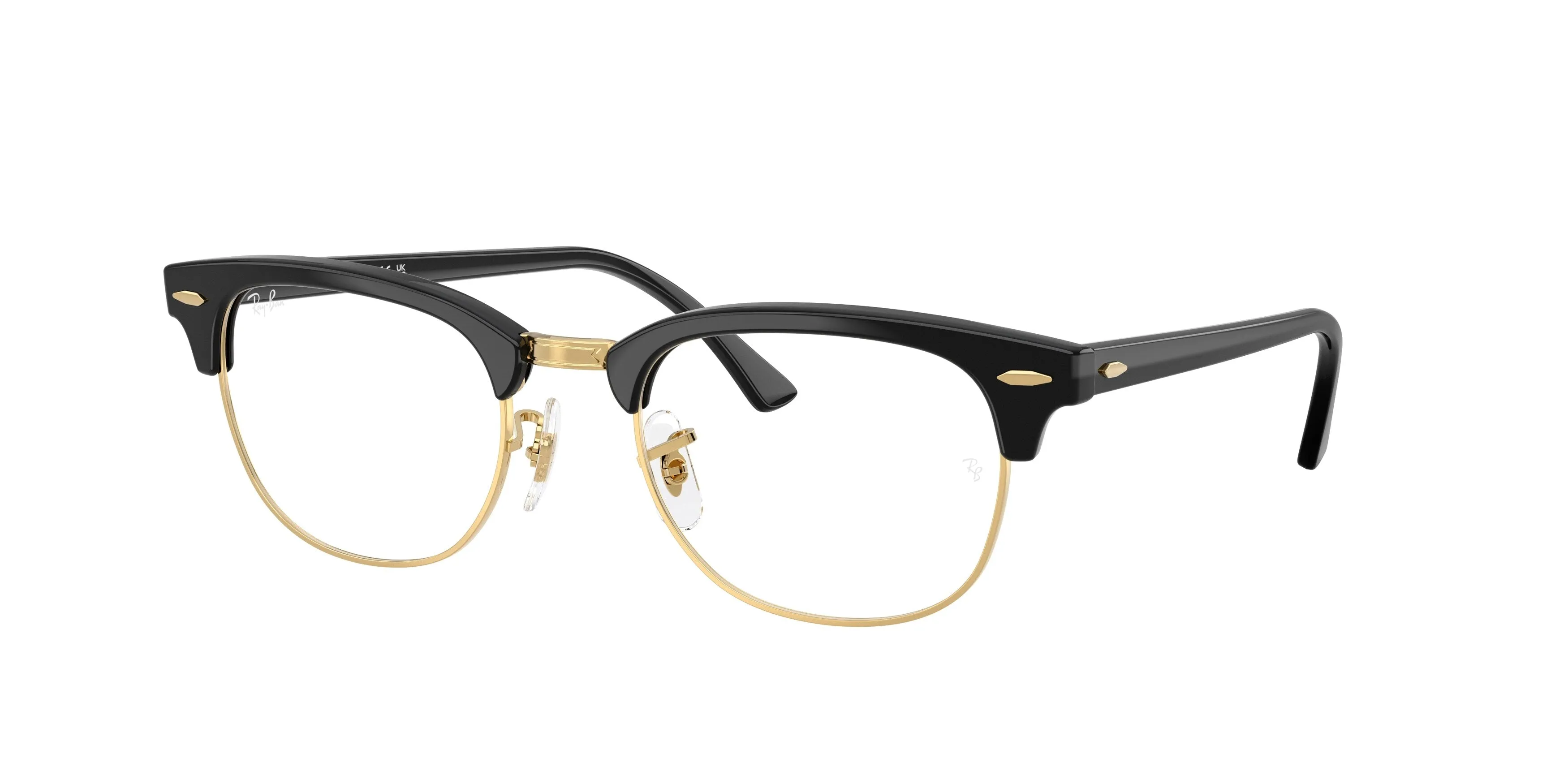 Ray - Ban RX5154 CLUBMASTER 5784 Montature da vista Acetato Nero Trasparente Squadrata Normale - immagine 1