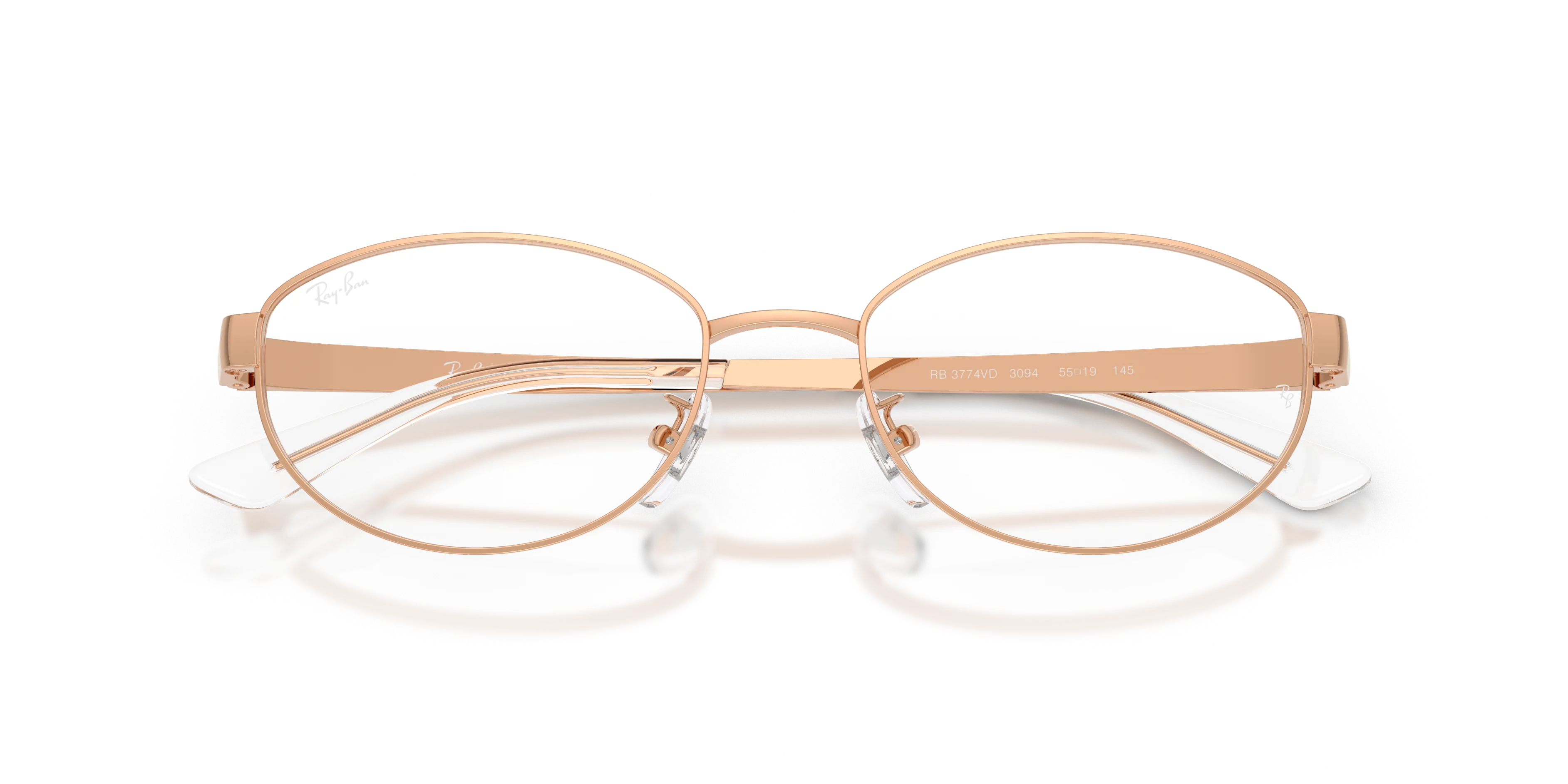 Ray - Ban RX3774VD 3094 Montature da vista Metallo Oro Trasparente Rotonda Normale - immagine 2