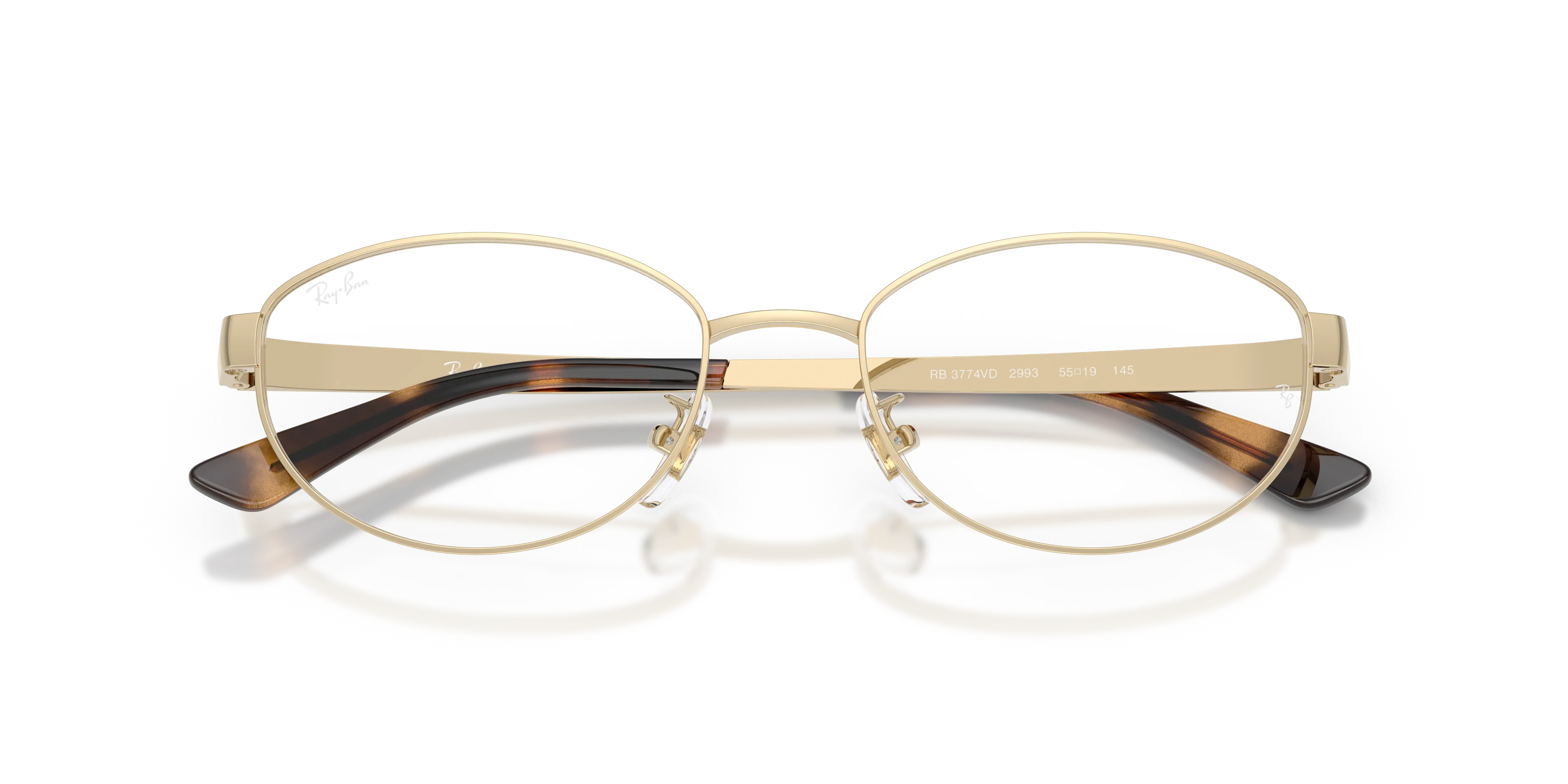 Ray - Ban RX3774VD 2993 Montature da vista Metallo Oro Trasparente Rotonda Normale - immagine 2