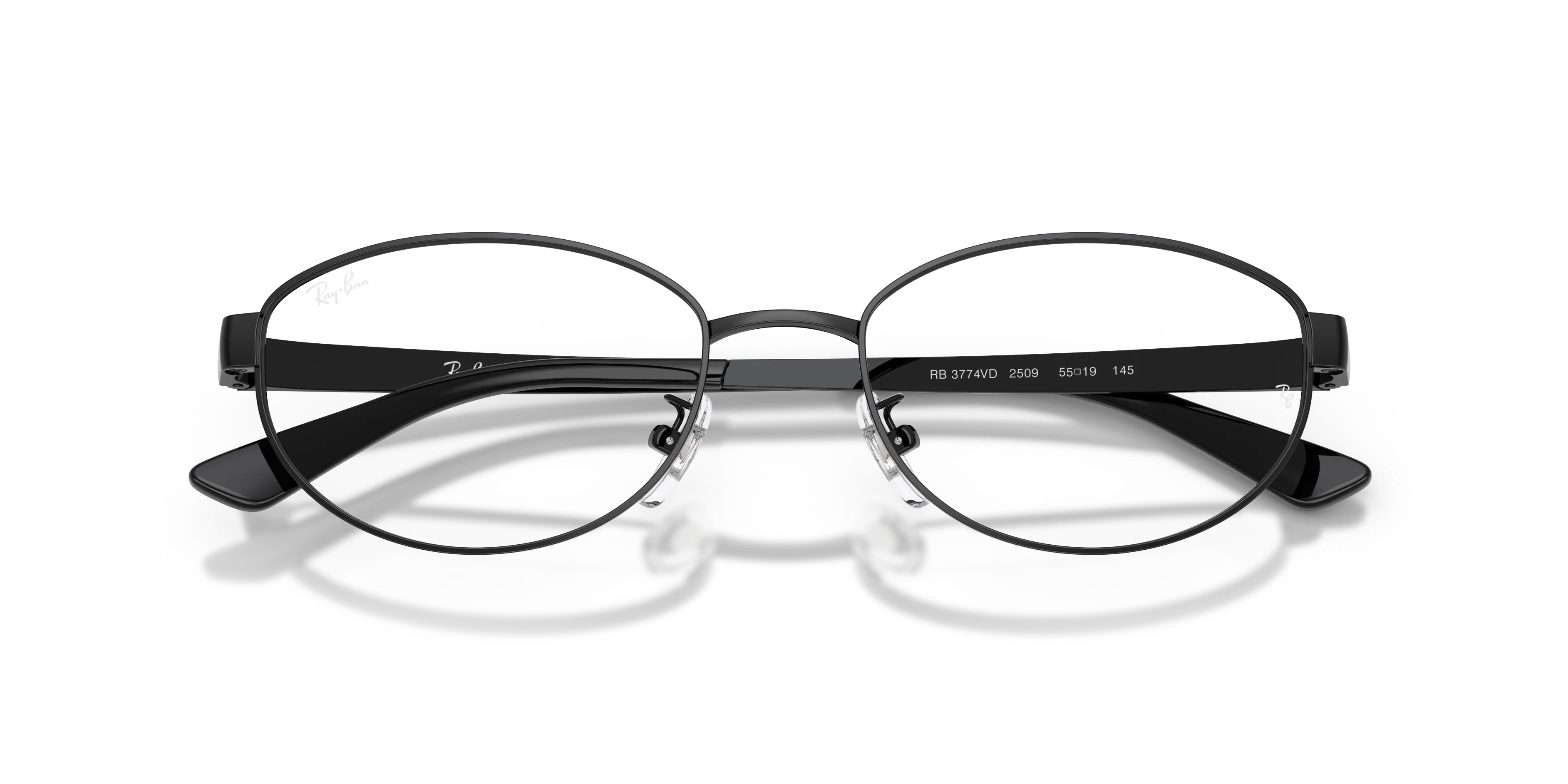 Ray - Ban RX3774VD 2509 Montature da vista Metallo Nero Trasparente Rotonda Normale - immagine 2