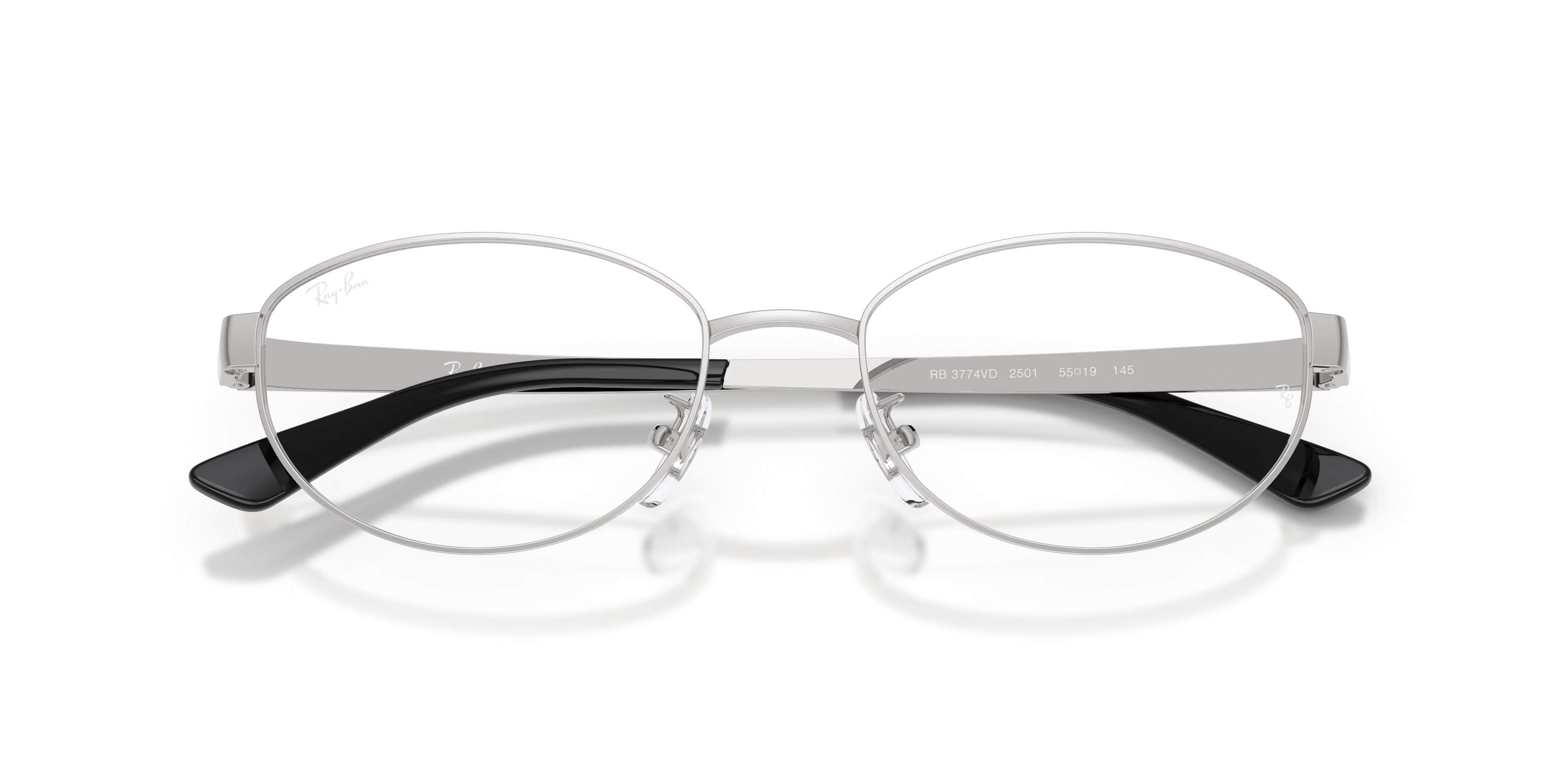 Ray - Ban RX3774VD 2501 Montature da vista Metallo Argento Trasparente Rotonda Normale - immagine 2