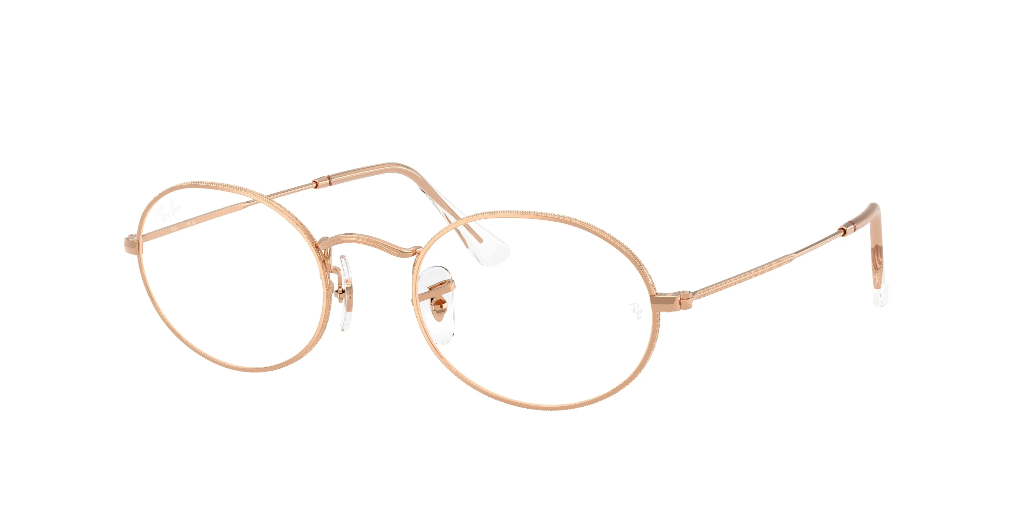 Ray - Ban RX3547V OVAL 3094 Montature da vista Metallo Oro Trasparente Rotonda Normale - immagine 1