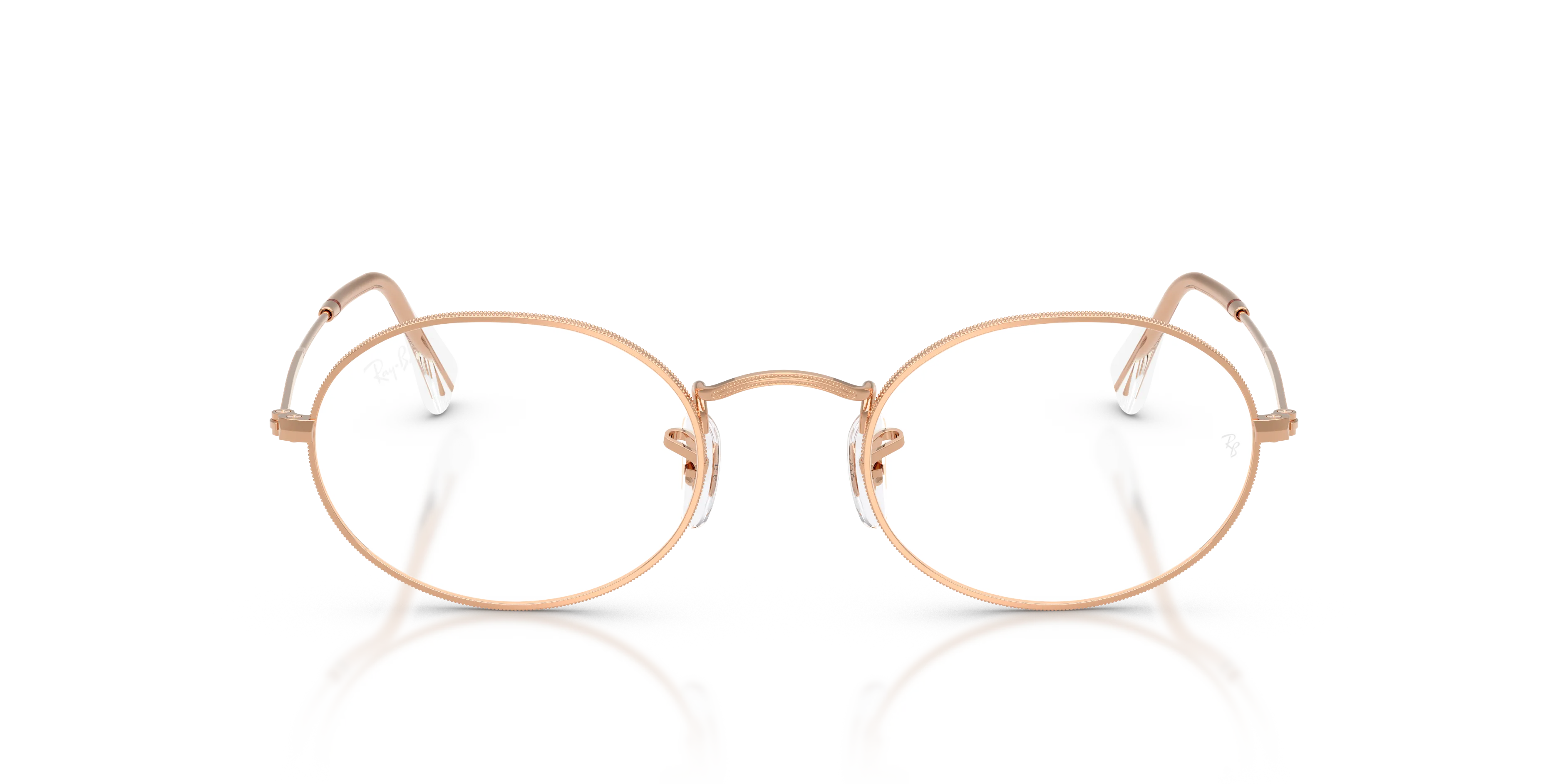 Ray - Ban RX3547V OVAL 3094 Montature da vista Metallo Oro Trasparente Rotonda Normale - immagine 3