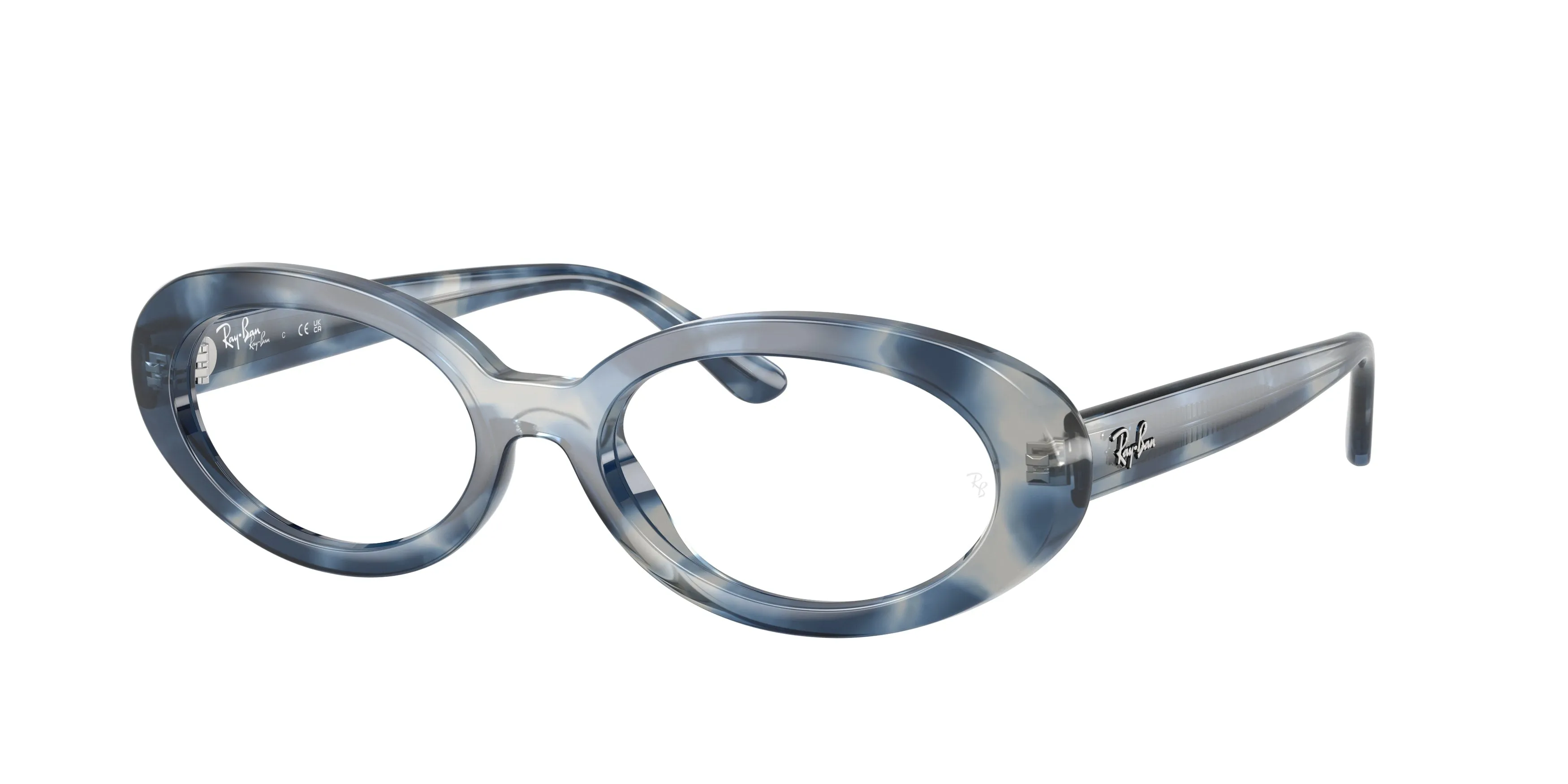 Ray - Ban RX2223V 8482 Montature da vista Acetato Tartaruga Trasparente Rotonda Normale - immagine 1