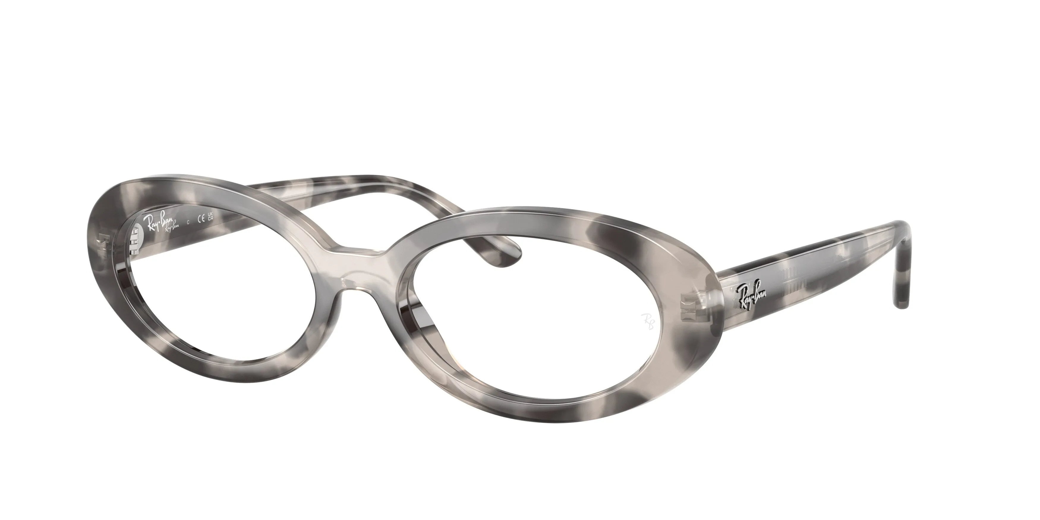 Ray - Ban RX2223V 8480 Montature da vista Acetato Grigio Trasparente Rotonda Normale - immagine 1