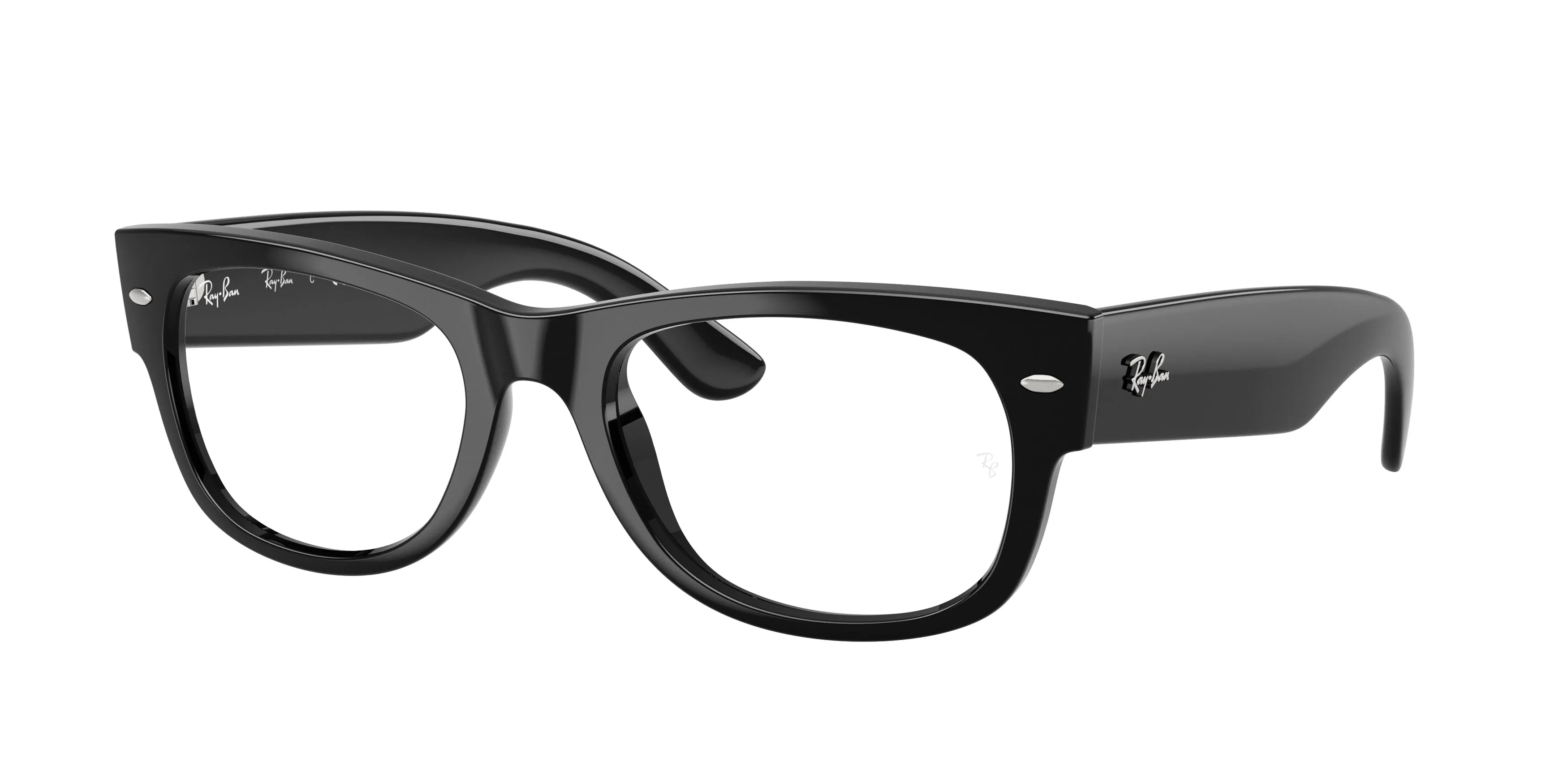 Ray - Ban RX0832V MEGA WAYFARER II 2000 Montature da vista Acetato Nero Trasparente Squadrata Normale - immagine 1