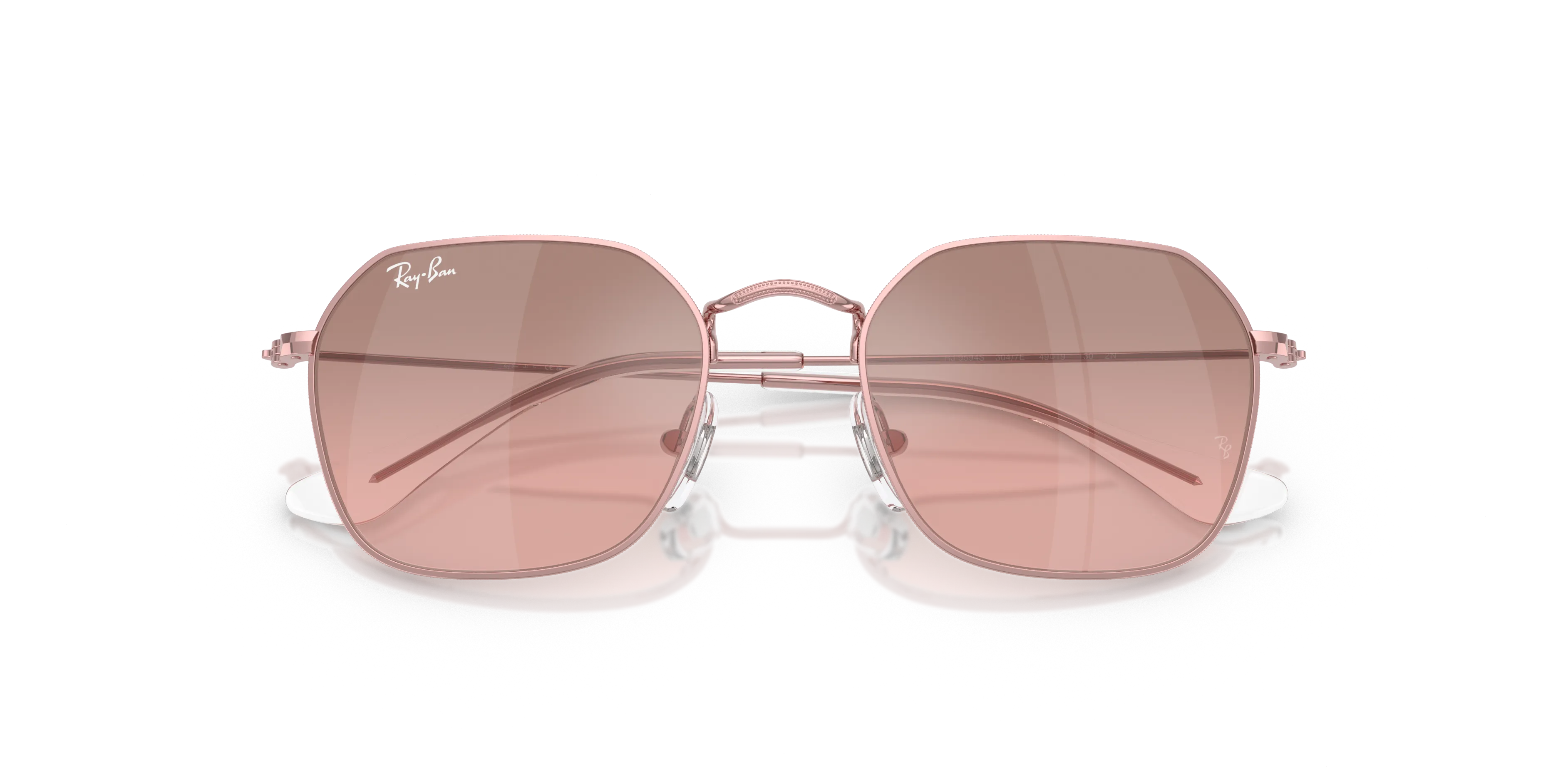 Ray - Ban RJ9594S 304/7E Occhiali da sole bambino Metallo Rosa Rosa Geometrica Normale Sfumato - immagine 2