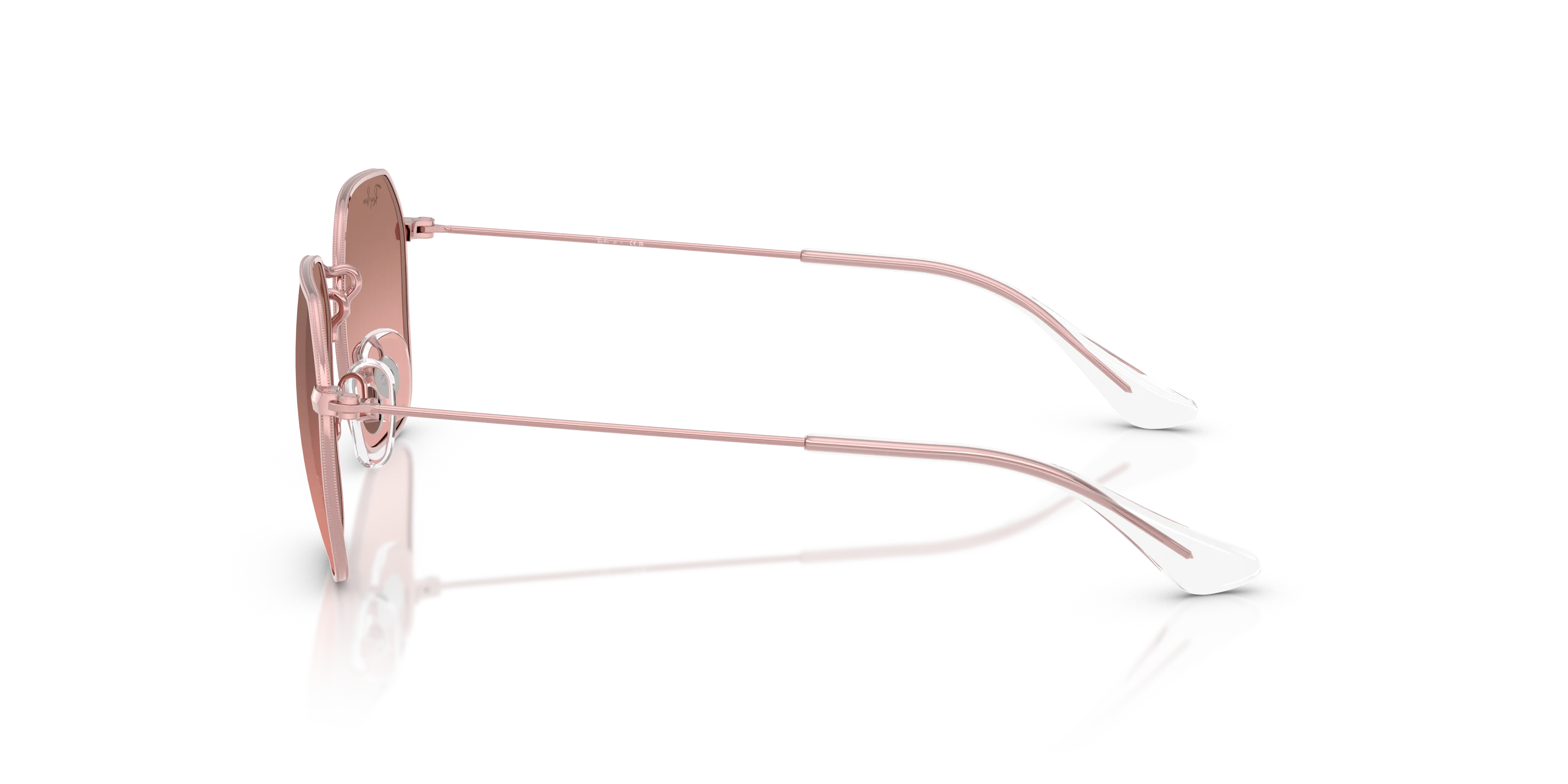Ray - Ban RJ9594S 304/7E Occhiali da sole bambino Metallo Rosa Rosa Geometrica Normale Sfumato - immagine 4