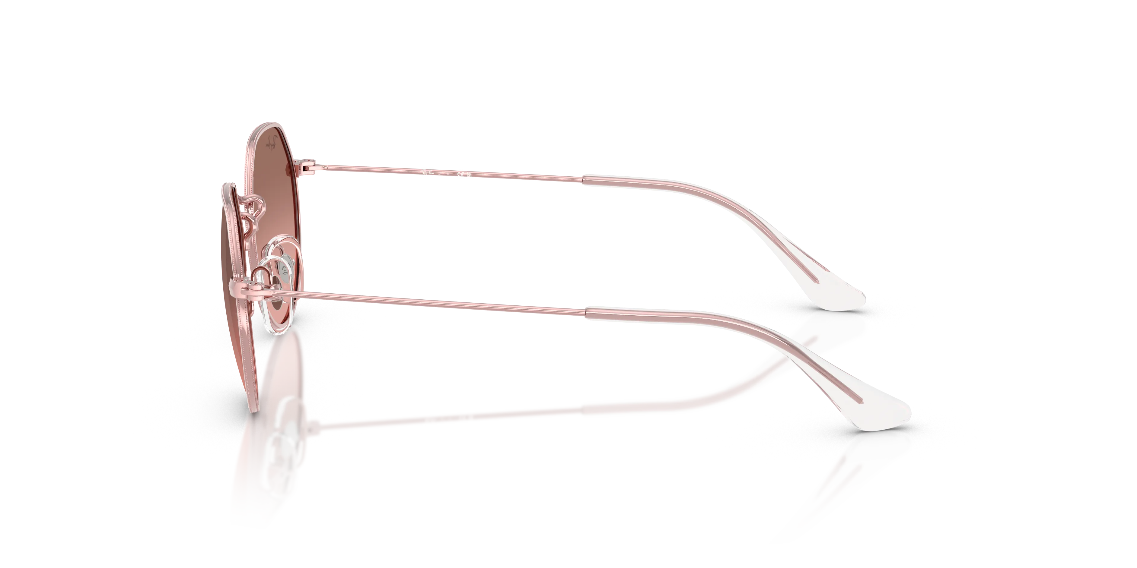 Ray - Ban RJ9565S JUNIOR JACK 304/7E Occhiali da sole bambino Metallo Rosa Rosa Geometrica Normale Sfumato - immagine 4