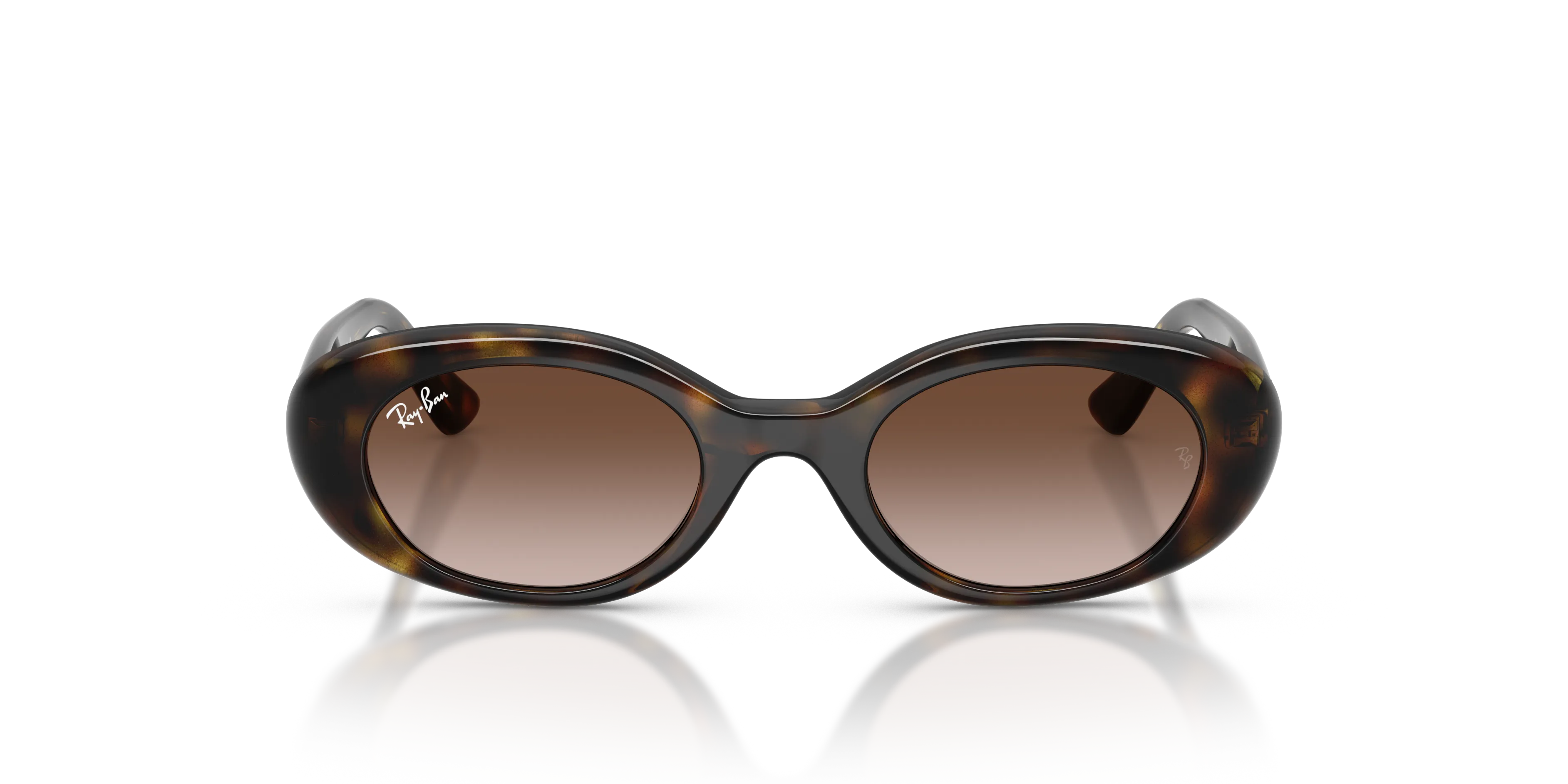 Ray - Ban RJ9141S 152/13 Occhiali da sole bambino Iniettato Tartaruga Marrone Rotonda Normale Sfumato - immagine 3