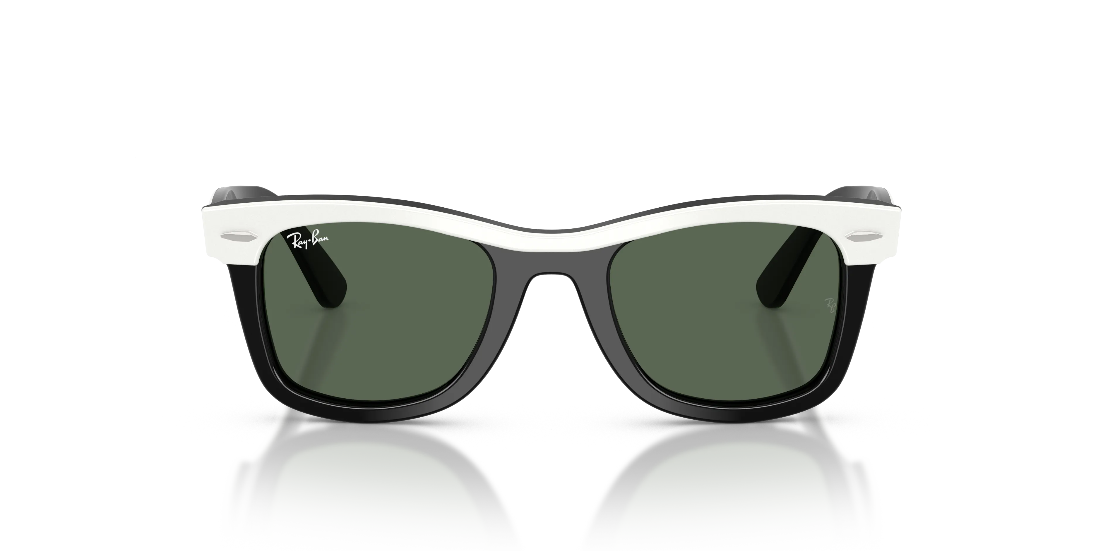 Ray - Ban RJ9140S 721171 Occhiali da sole bambino Acetato Bianco Verde Squadrata Normale - immagine 3