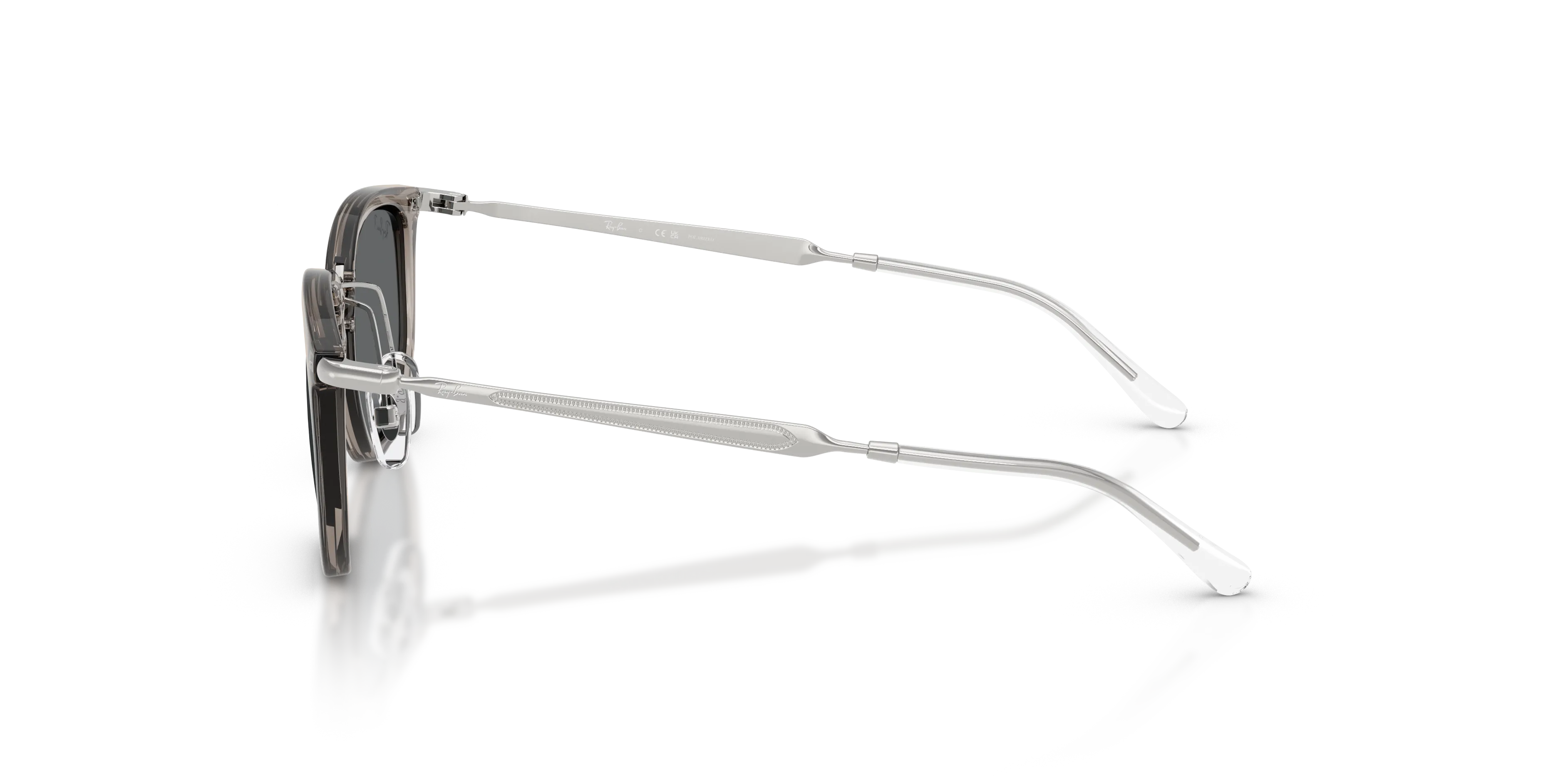 Ray - Ban RJ9085S 722081 Occhiali da sole bambino Nylon Grigio Grigio Geometrica Polarizzata - immagine 4