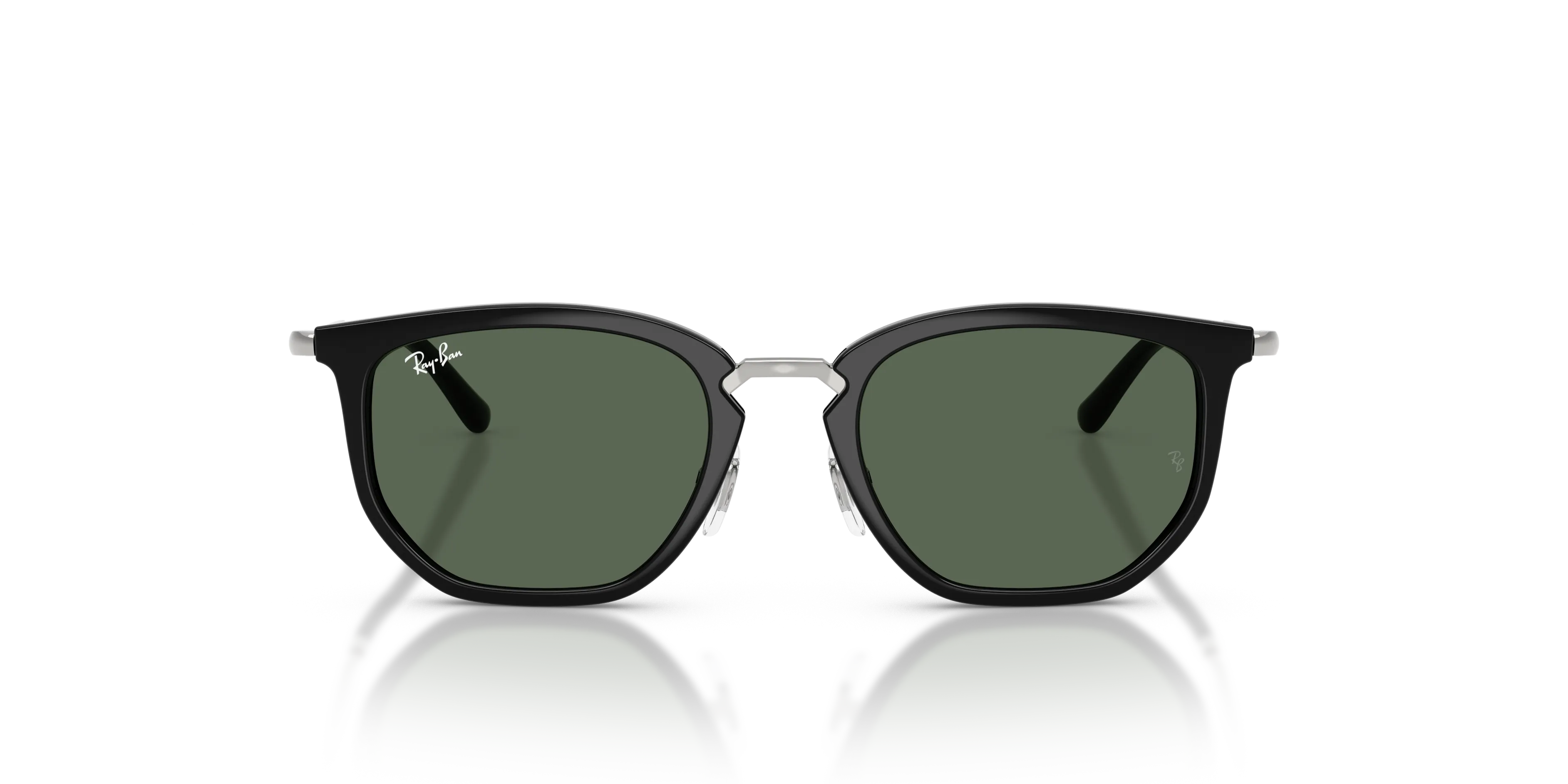 Ray - Ban RJ9085S 100/71 Occhiali da sole bambino Nylon Nero Verde Geometrica Normale - immagine 3