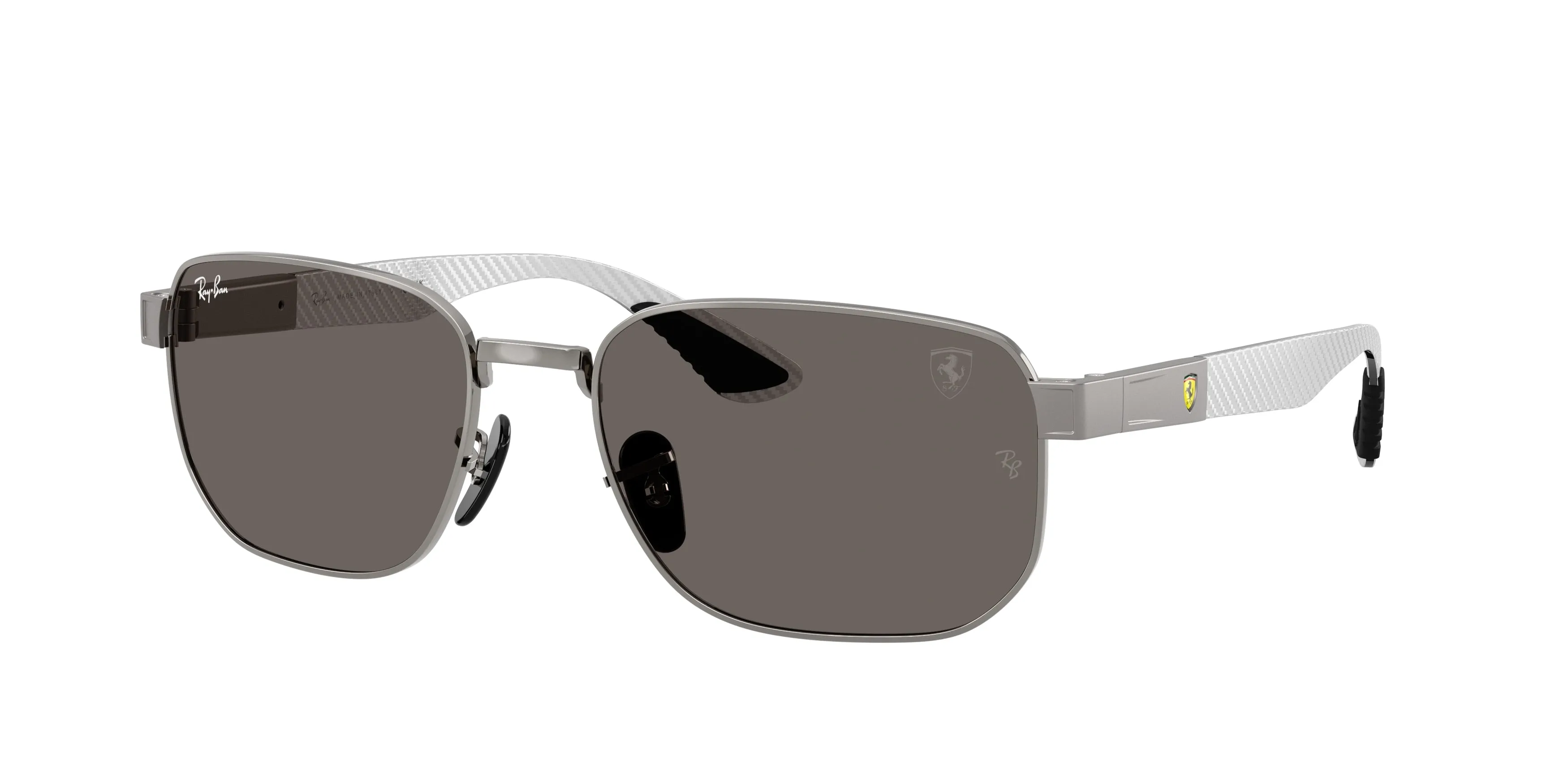 Ray - Ban RB8329M F124B1 Occhiali da sole Metallo Grigio Grigio Geometrica Normale - immagine 1