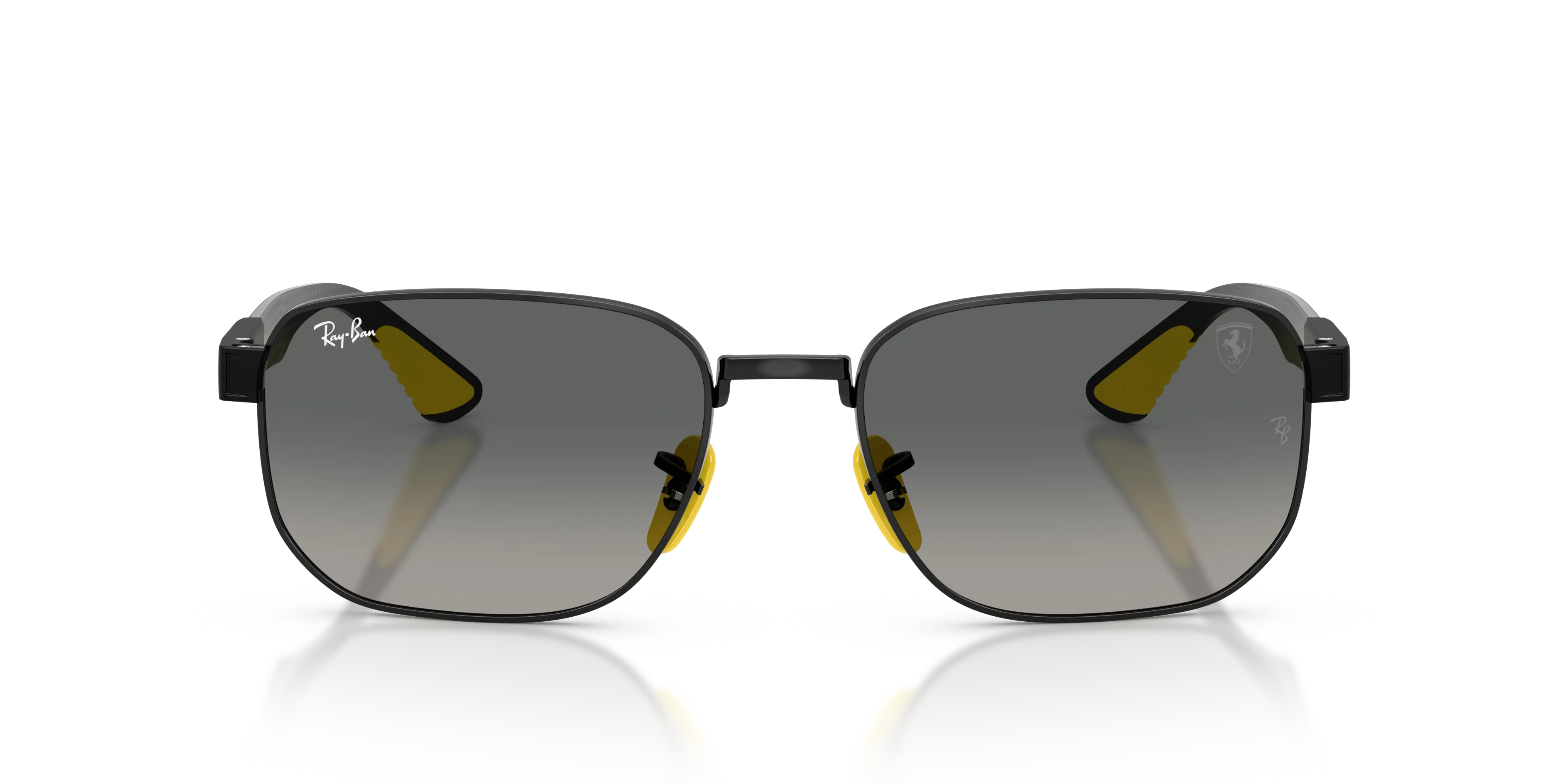 Ray - Ban RB8329M F12071 Occhiali da sole Metallo Nero Grigio Geometrica Normale Sfumato - immagine 3