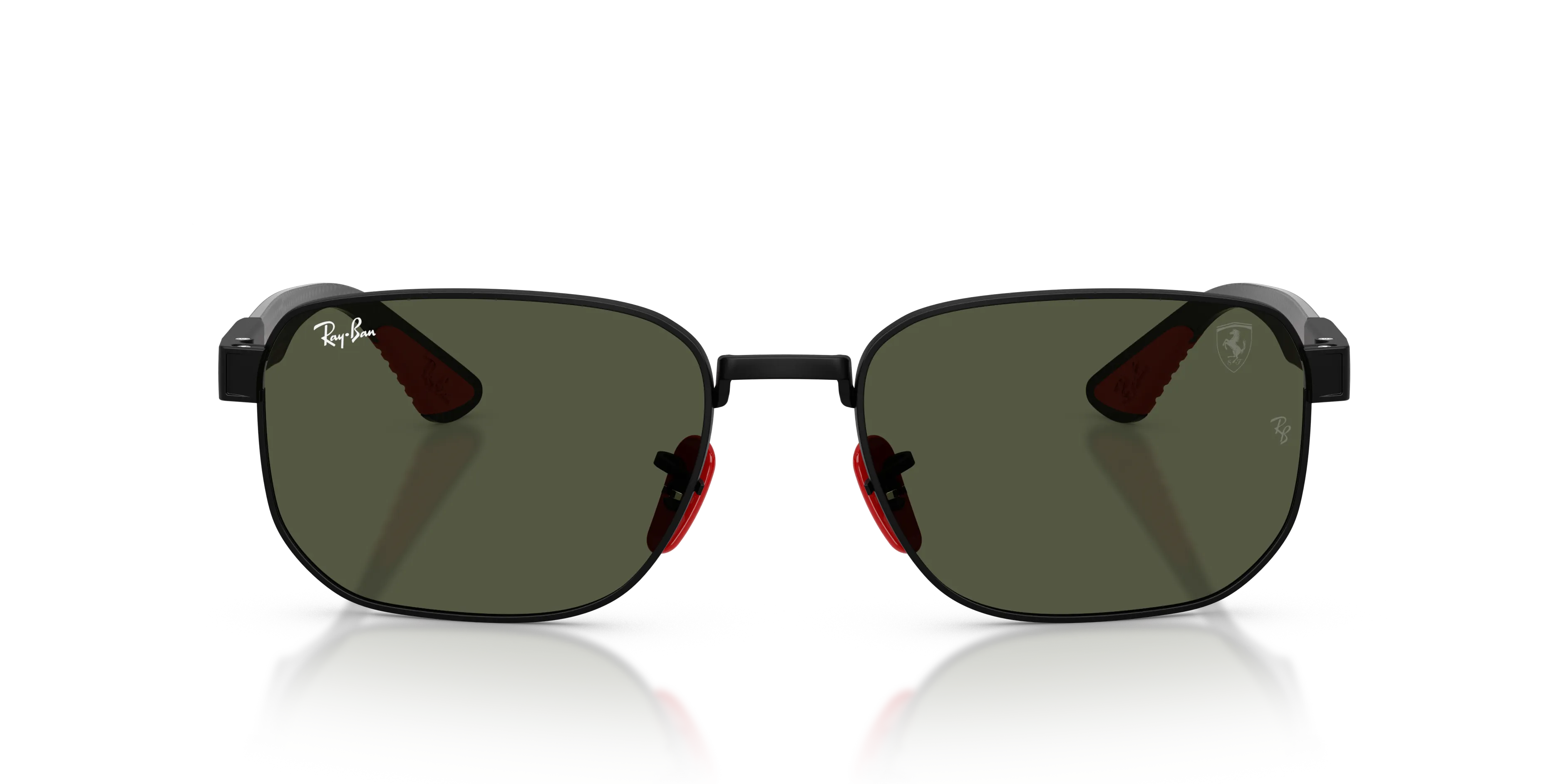 Ray - Ban RB8329M F00231 Occhiali da sole Metallo Nero Verde Geometrica Normale - immagine 3
