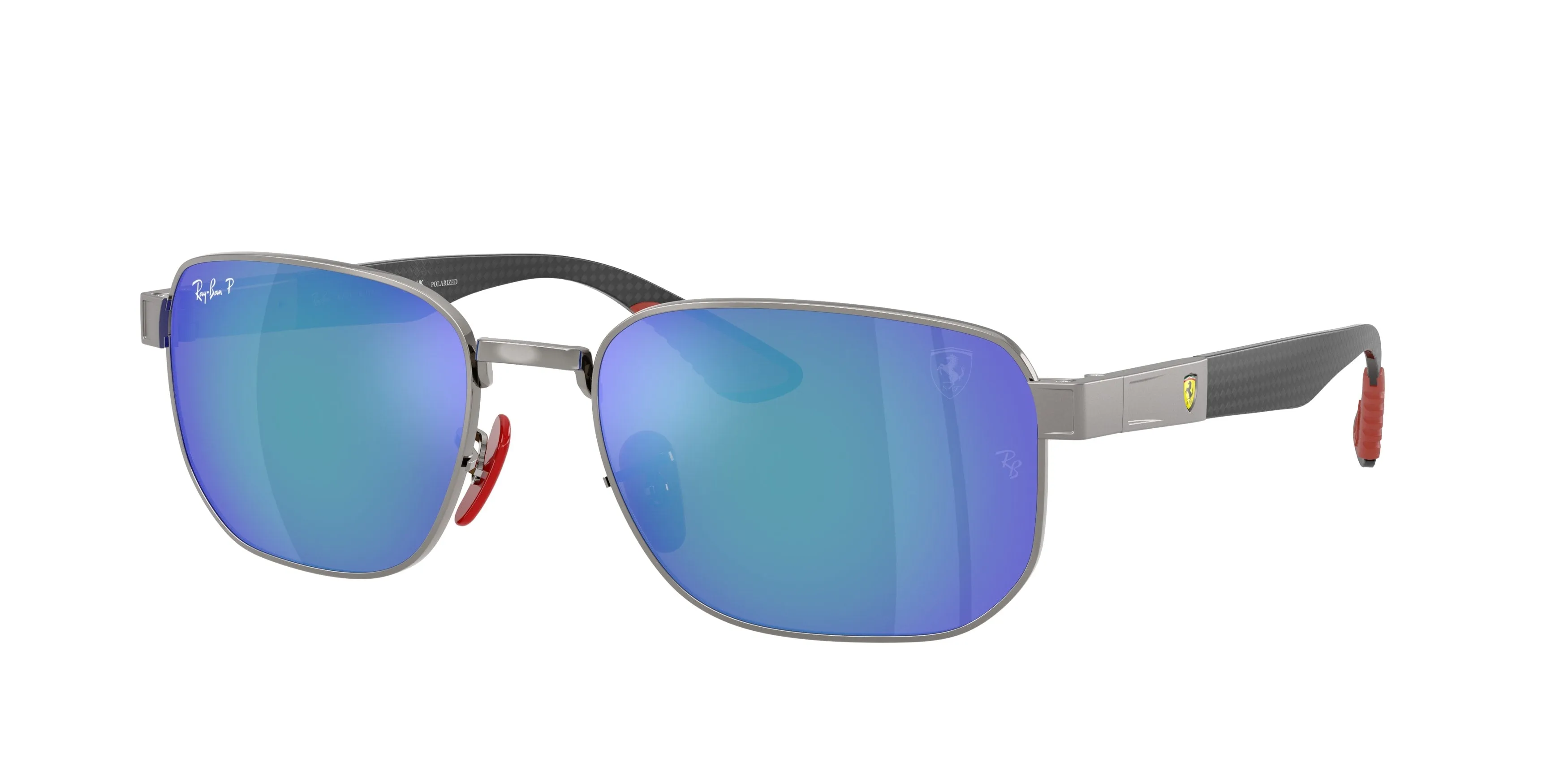 Ray - Ban RB8329M F0014L Occhiali da sole Metallo Grigio Grigio Geometrica Polarizzata - immagine 1
