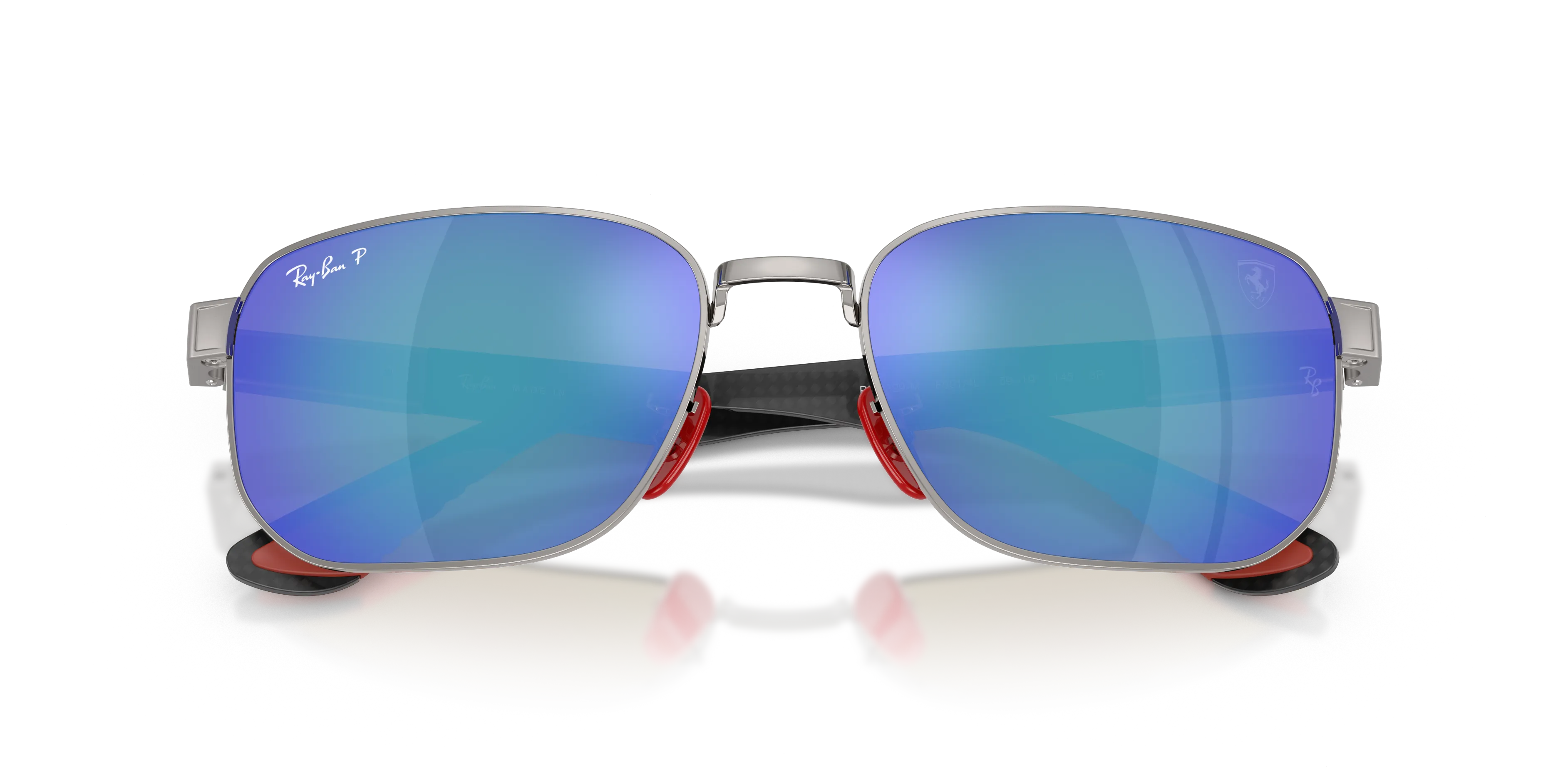 Ray - Ban RB8329M F0014L Occhiali da sole Metallo Grigio Grigio Geometrica Polarizzata - immagine 2