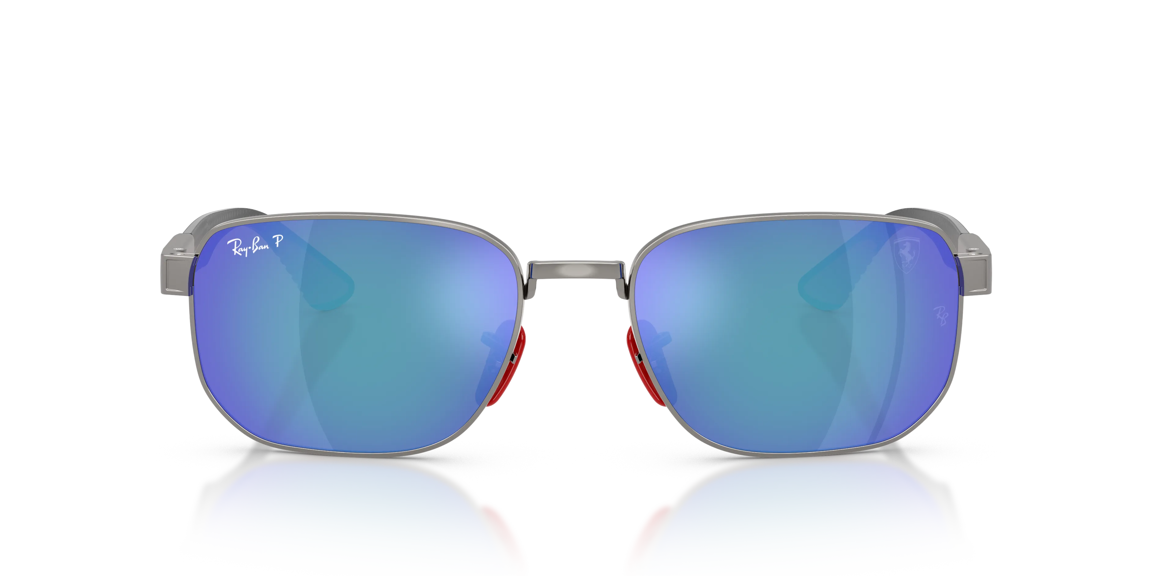 Ray - Ban RB8329M F0014L Occhiali da sole Metallo Grigio Grigio Geometrica Polarizzata - immagine 3