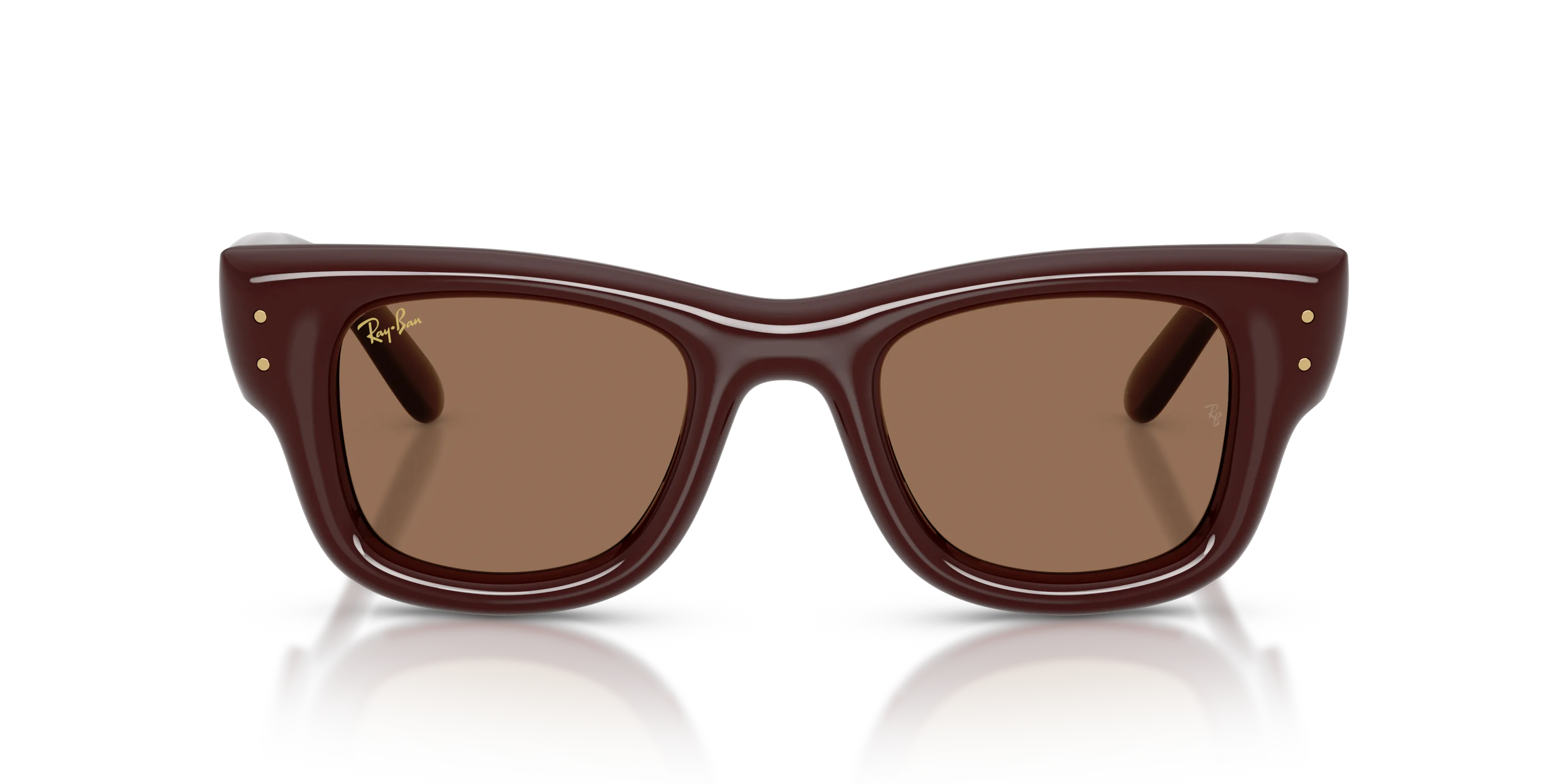 Ray - Ban RB4940 WAYFARER PUFFER 687773 Occhiali da sole Nylon Marrone Marrone Squadrata Normale - immagine 3