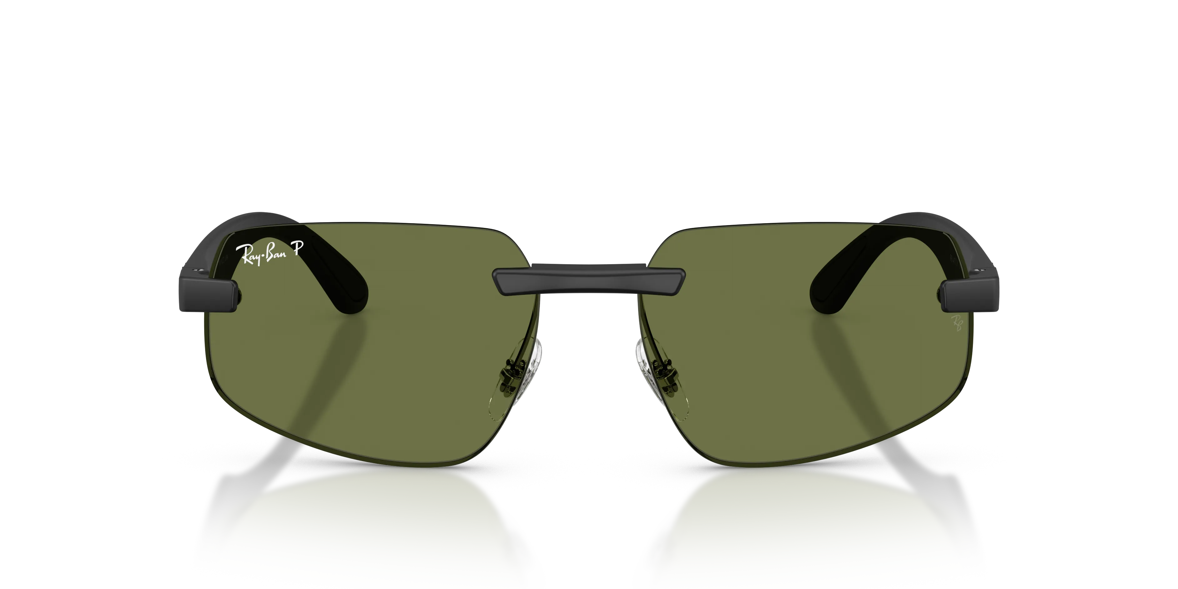 Ray - Ban RB4475CH 601S/2 Occhiali da sole Peek Nero [""] Geometrica Polarizzata - immagine 3