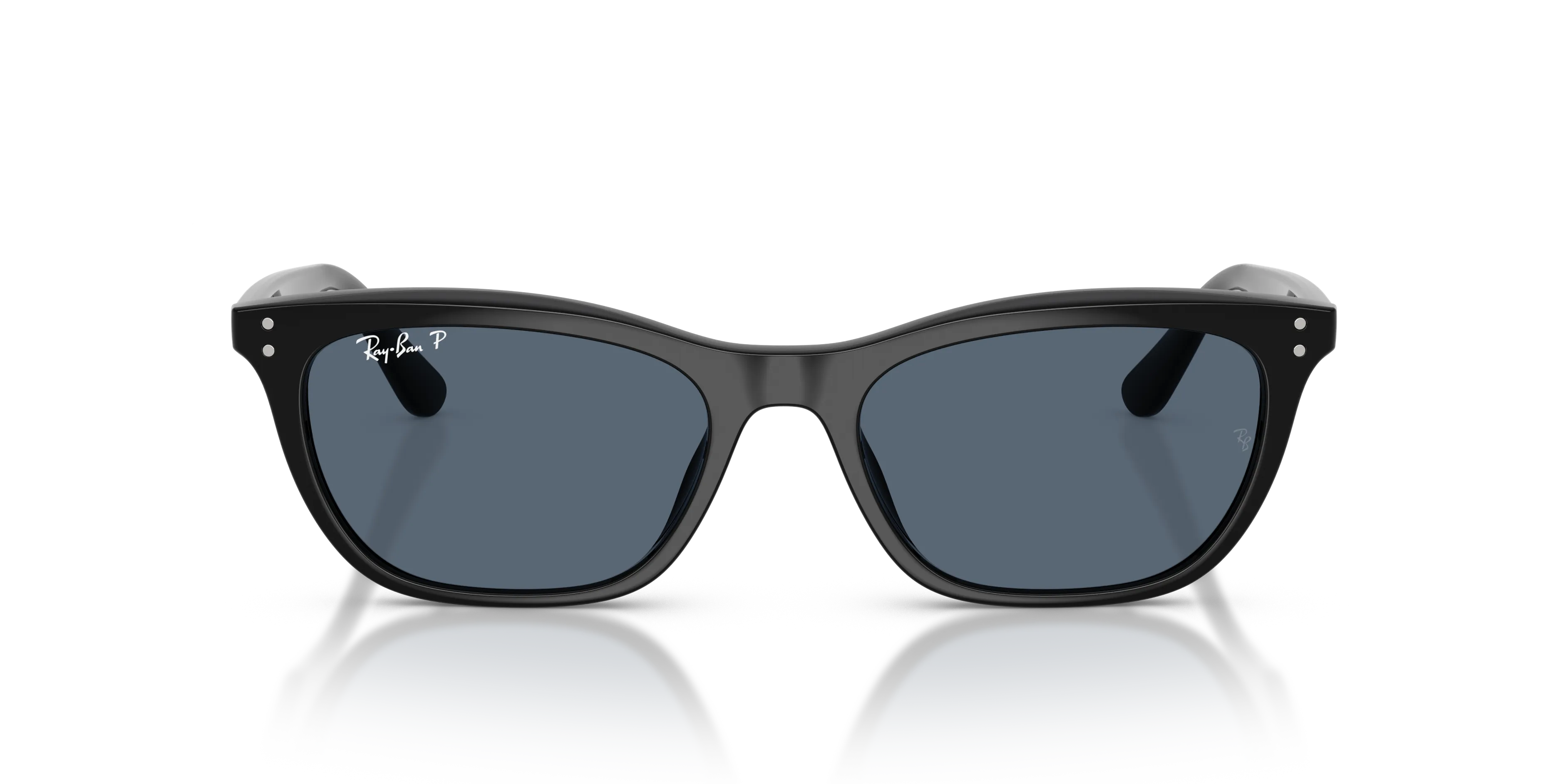 Ray - Ban RB4474D 901/2V Occhiali da sole Acetato Nero Blu Geometrica Polarizzata - immagine 3