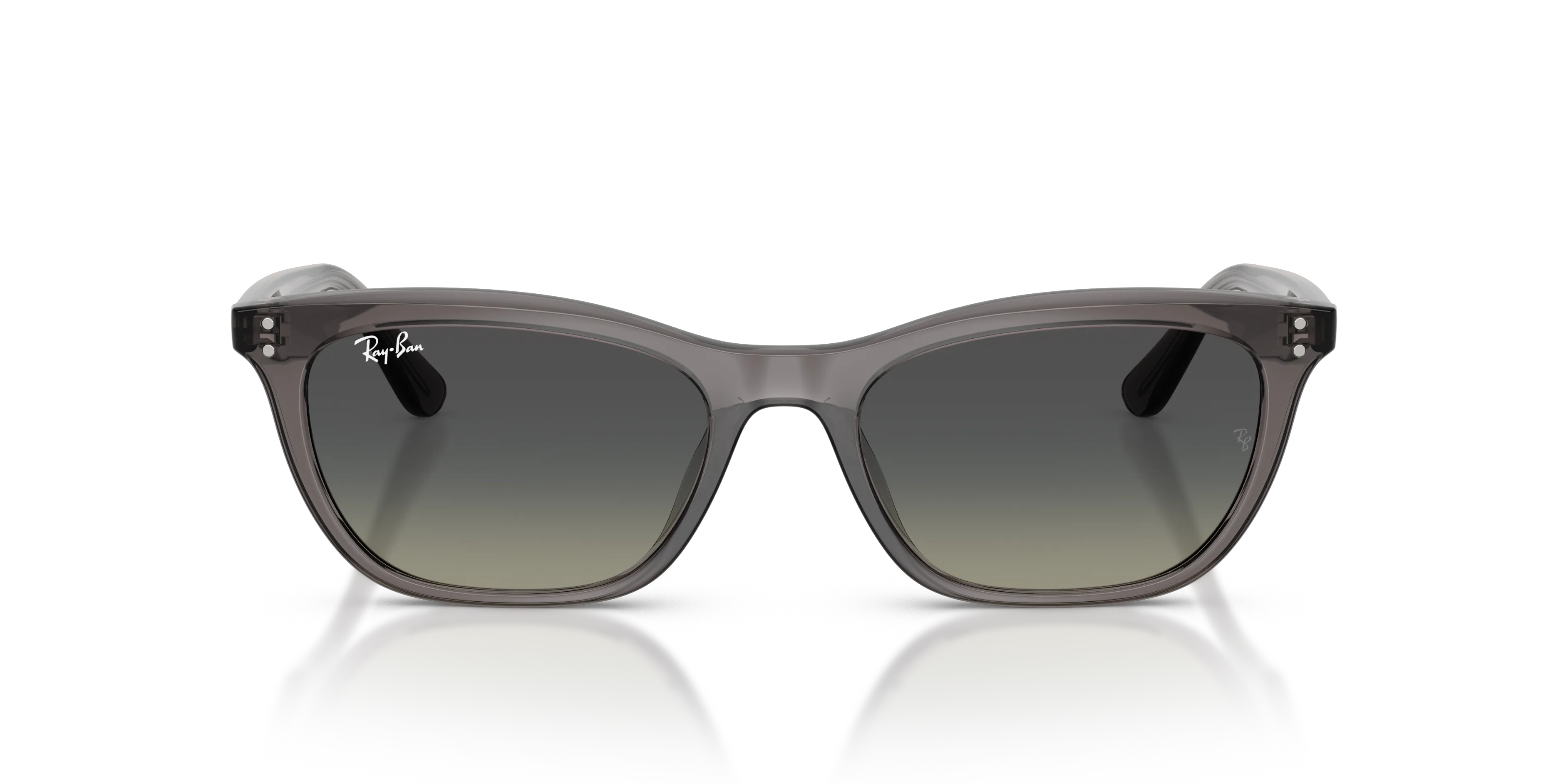 Ray - Ban RB4474D 667511 Occhiali da sole Acetato Grigio Grigio Geometrica Normale Sfumato - immagine 3