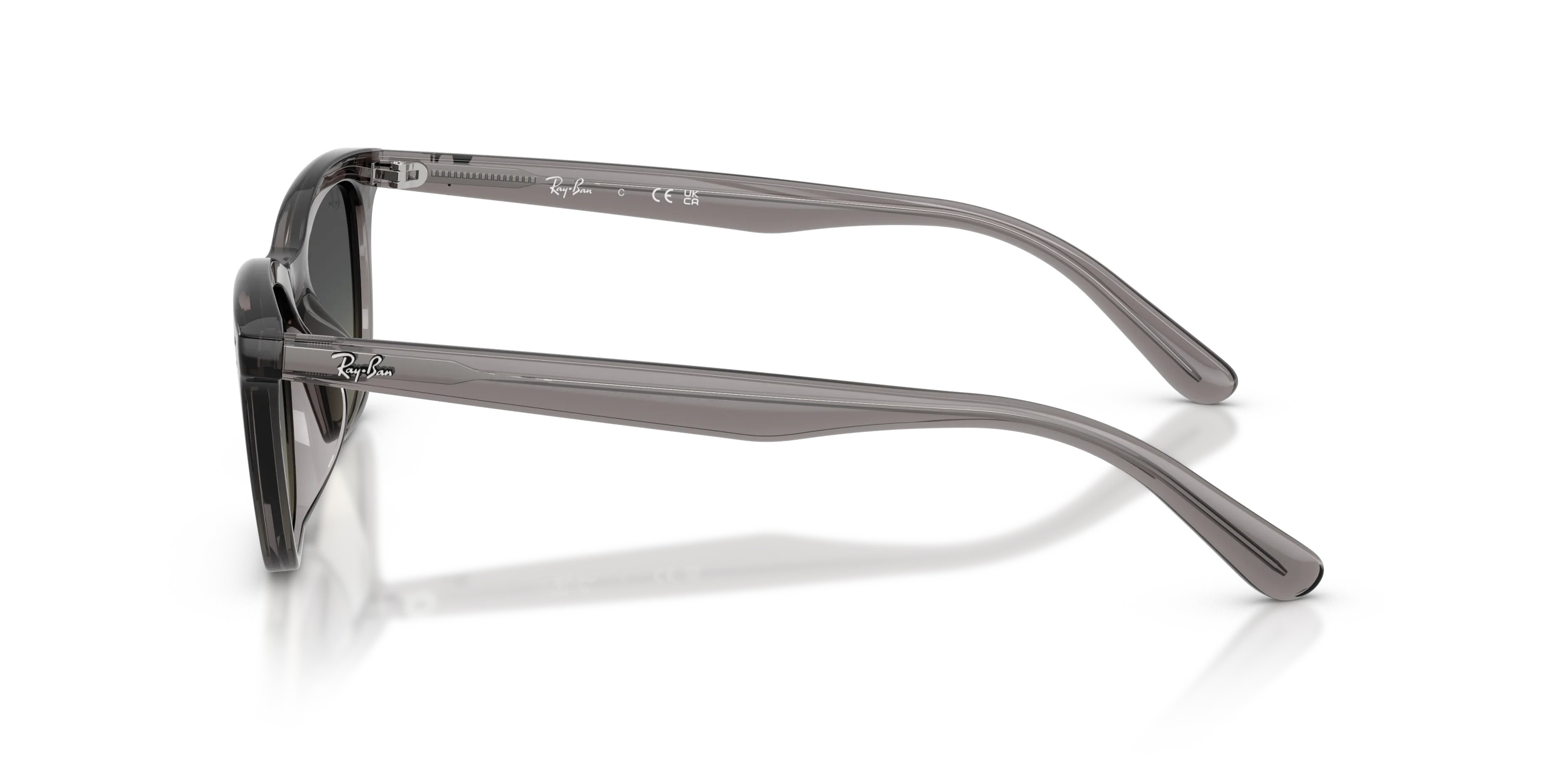Ray - Ban RB4474D 667511 Occhiali da sole Acetato Grigio Grigio Geometrica Normale Sfumato - immagine 4