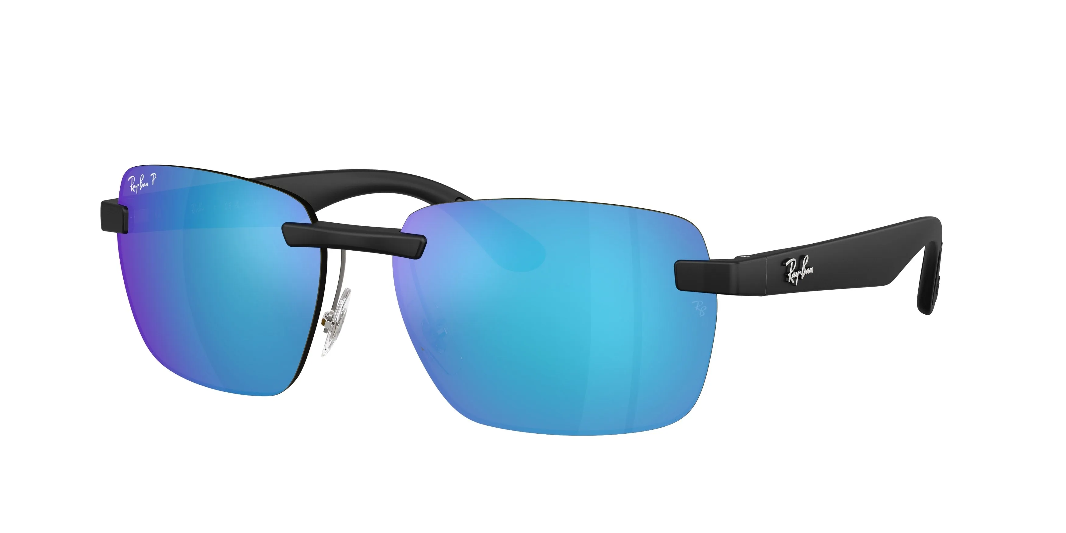 Ray - Ban RB4470CH 601SA1 Occhiali da sole Peek Nero Verde Geometrica Polarizzata - immagine 1