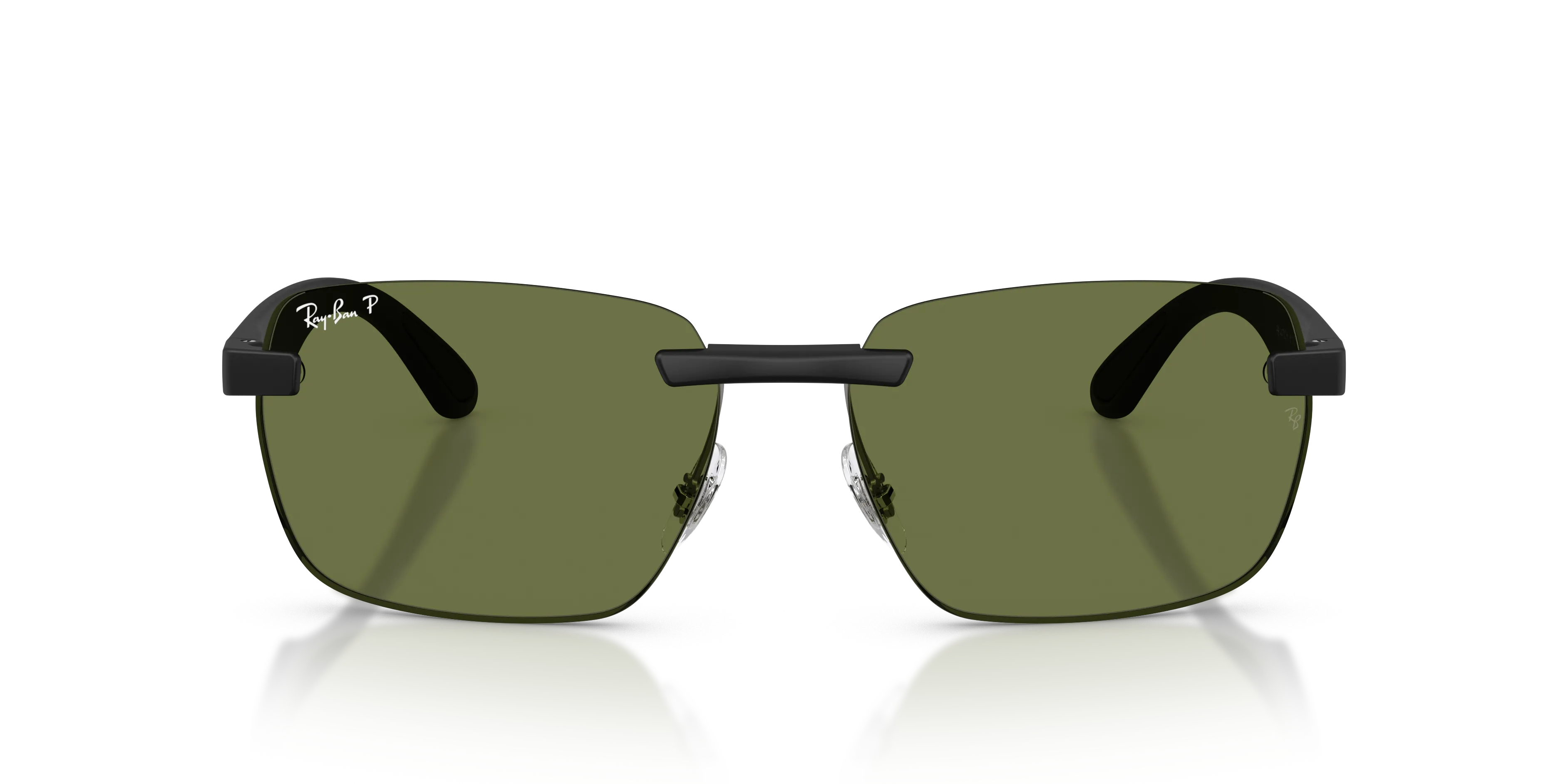 Ray - Ban RB4470CH 601S/2 Occhiali da sole Peek Nero [""] Geometrica Polarizzata - immagine 3