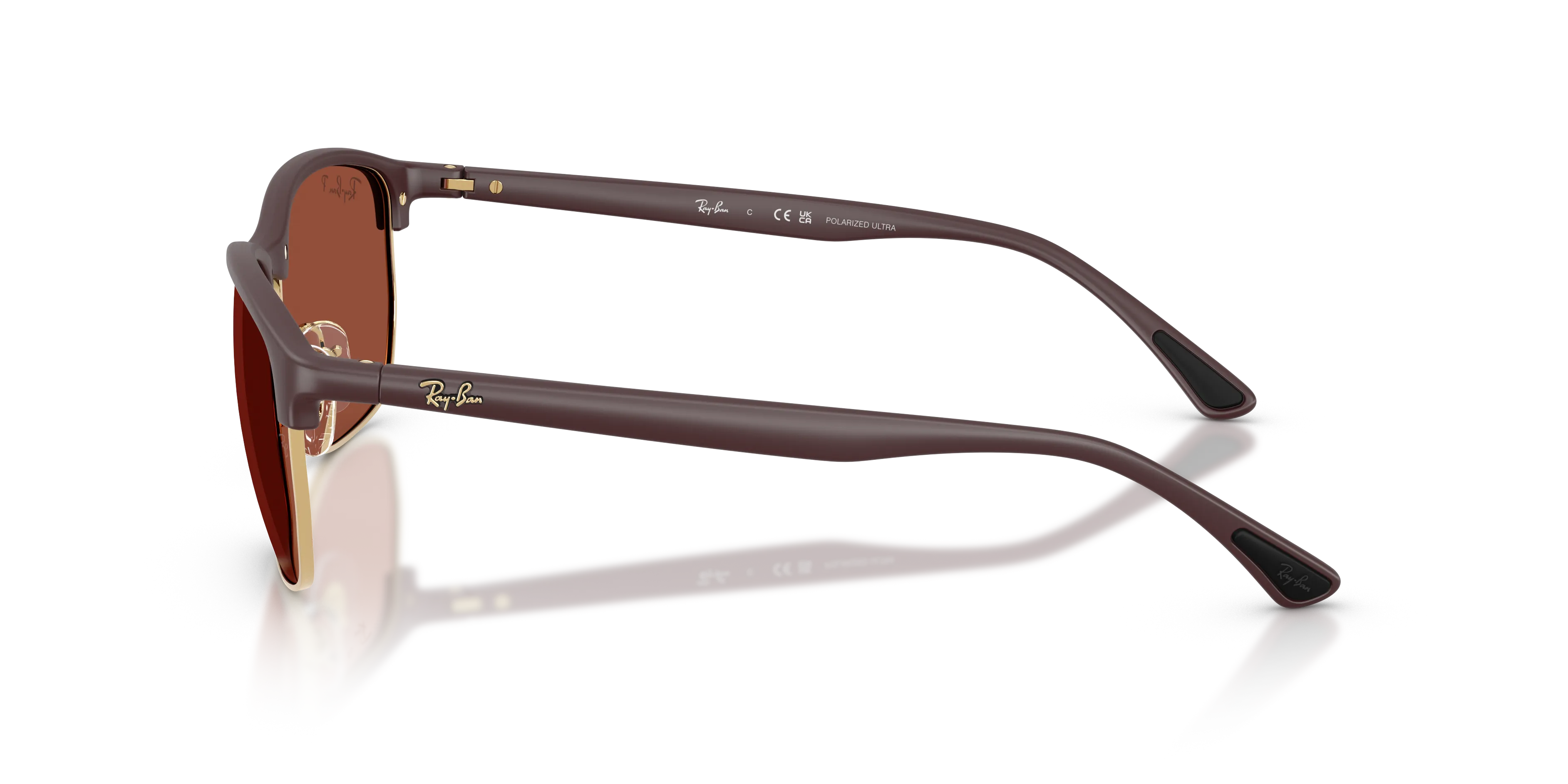 Ray - Ban RB4469 64451B Occhiali da sole Peek Viola Rosso Squadrata Polarizzata - immagine 4