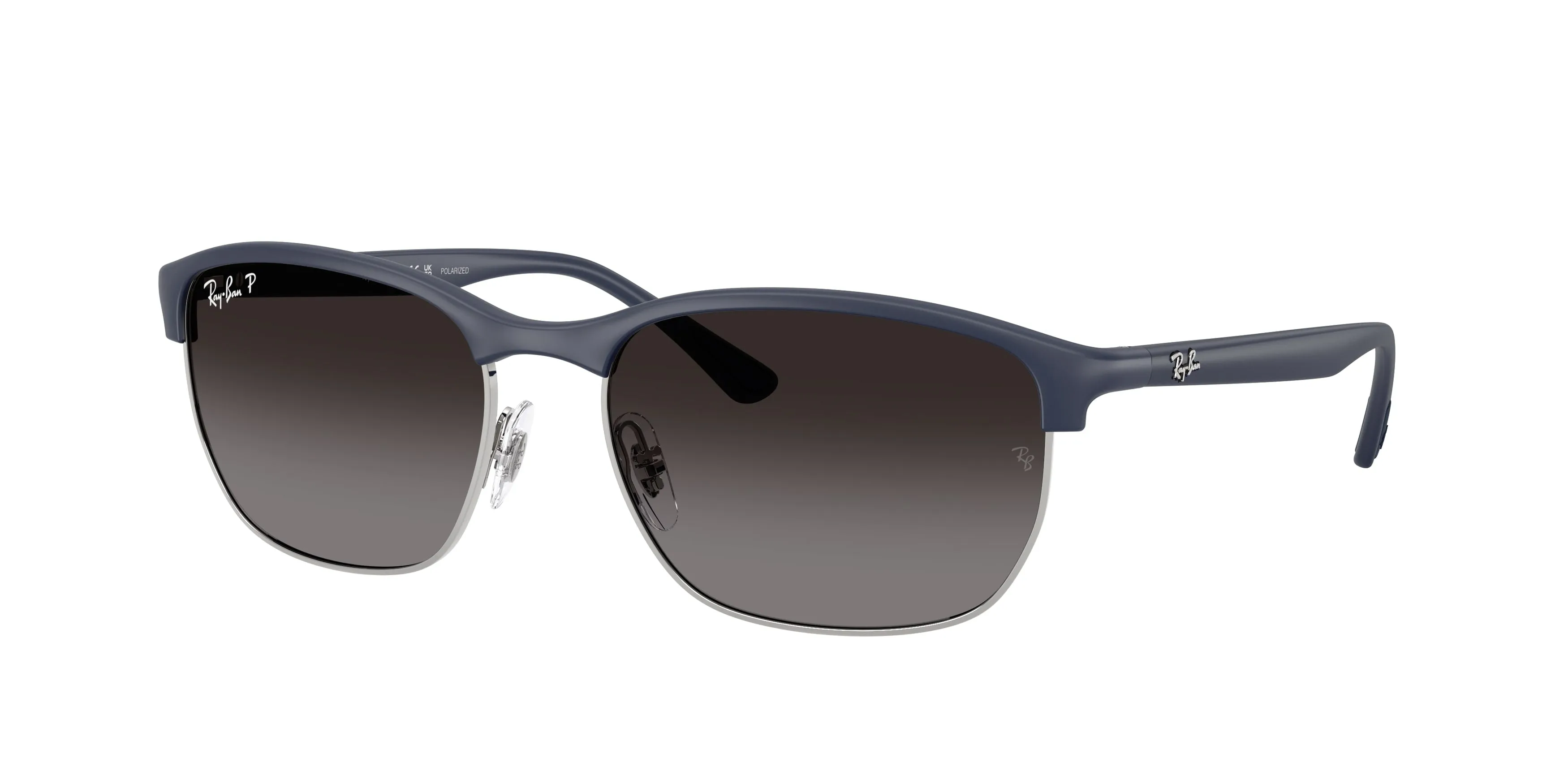 Ray - Ban RB4469 6331T3 Occhiali da sole Peek Blu Grigio Squadrata Polarizzata - immagine 1