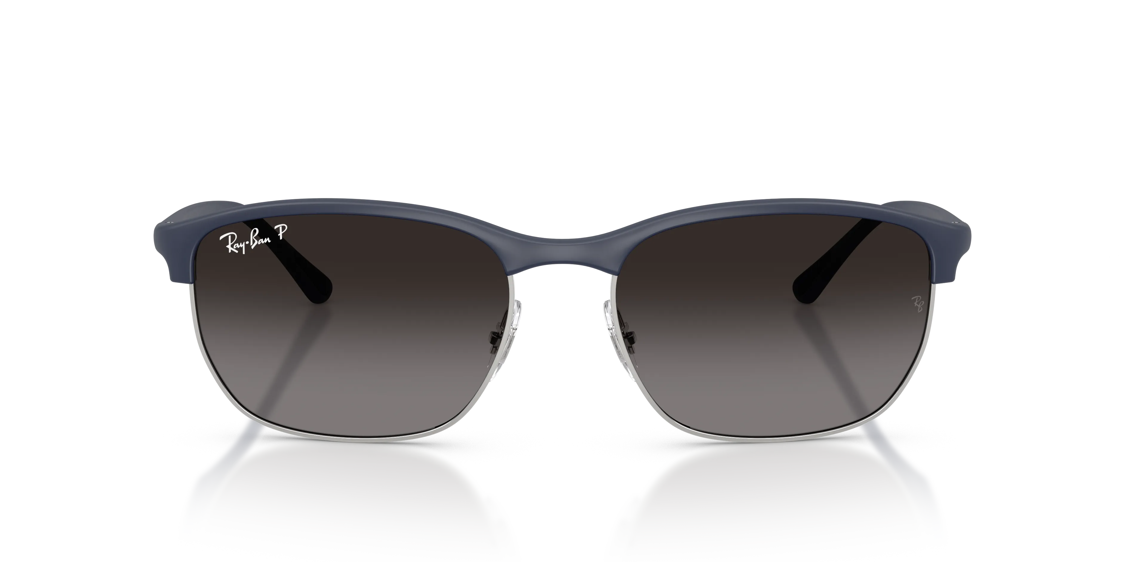 Ray - Ban RB4469 6331T3 Occhiali da sole Peek Blu Grigio Squadrata Polarizzata - immagine 3
