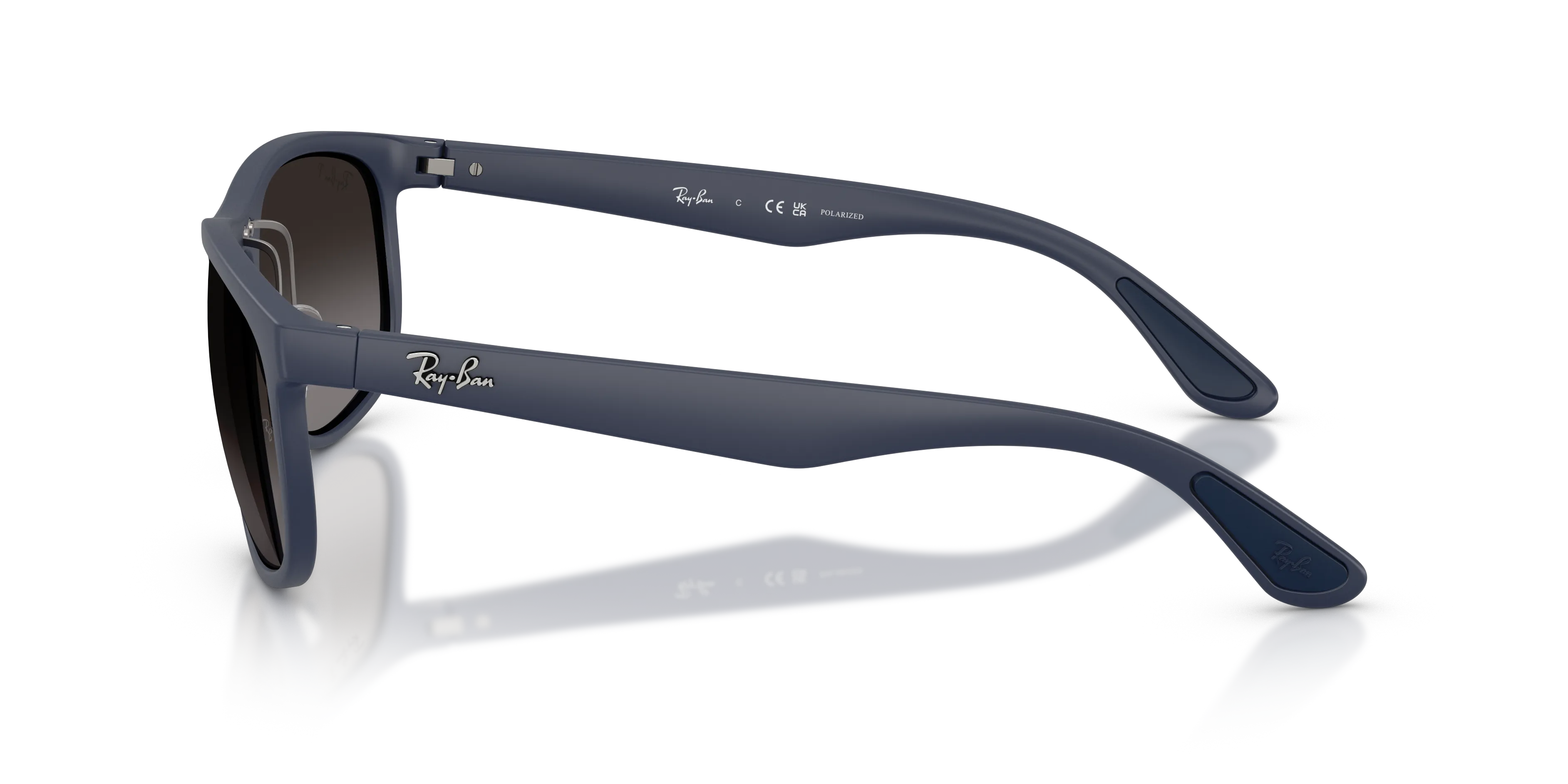 Ray - Ban RB4468 6331T3 Occhiali da sole Peek Blu Grigio Squadrata Polarizzata - immagine 4