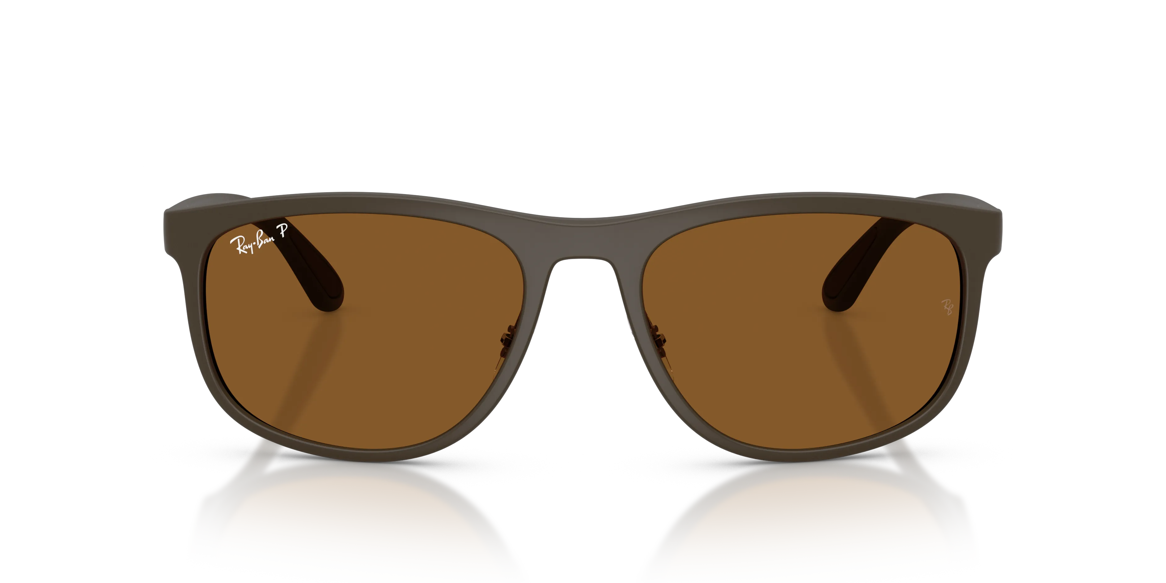 Ray - Ban RB4468 6124BB Occhiali da sole Peek Marrone Bronzo Squadrata Polarizzata - immagine 3