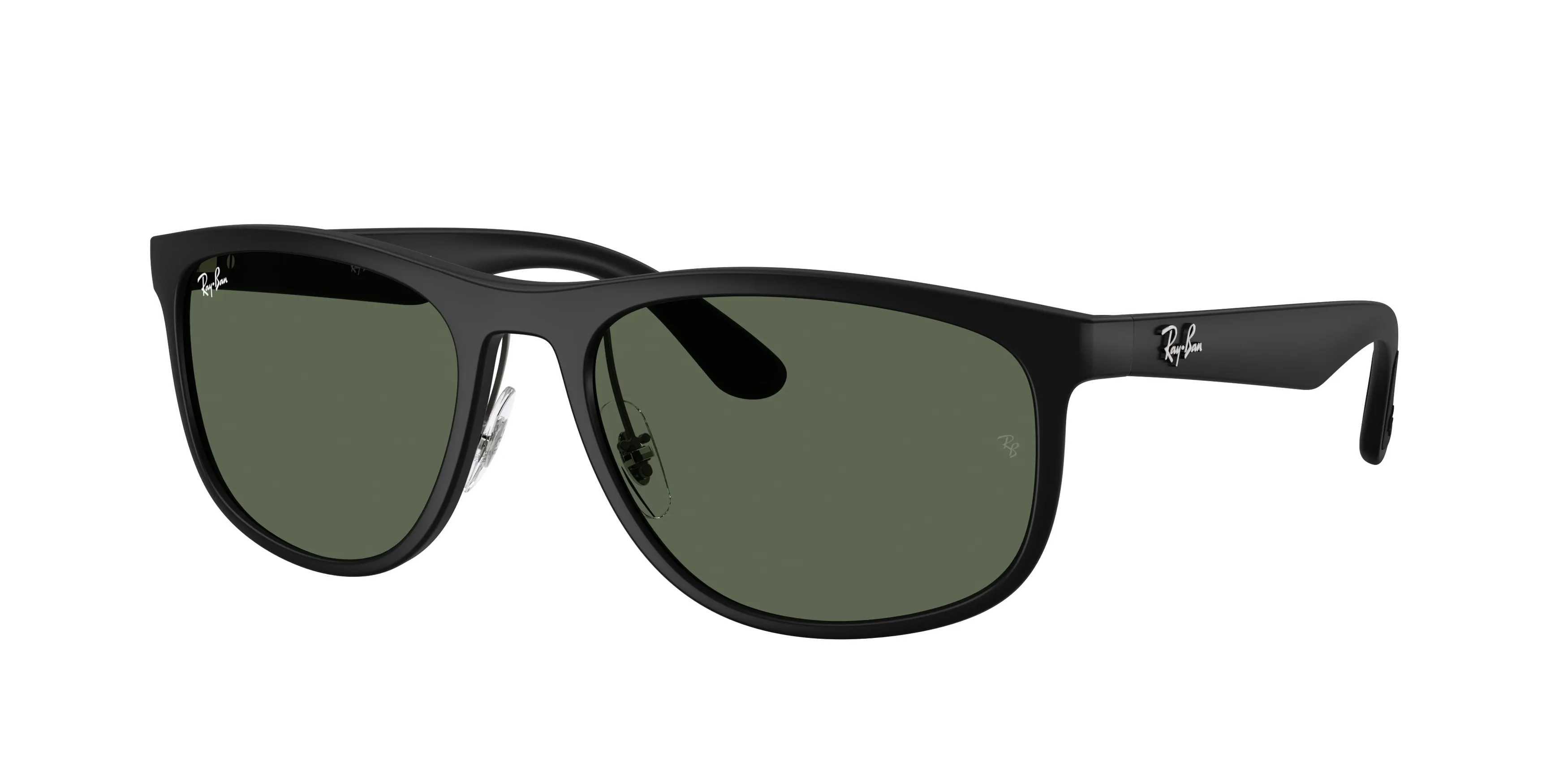 Ray - Ban RB4468 601S71 Occhiali da sole Peek Nero Verde Squadrata Normale - immagine 1