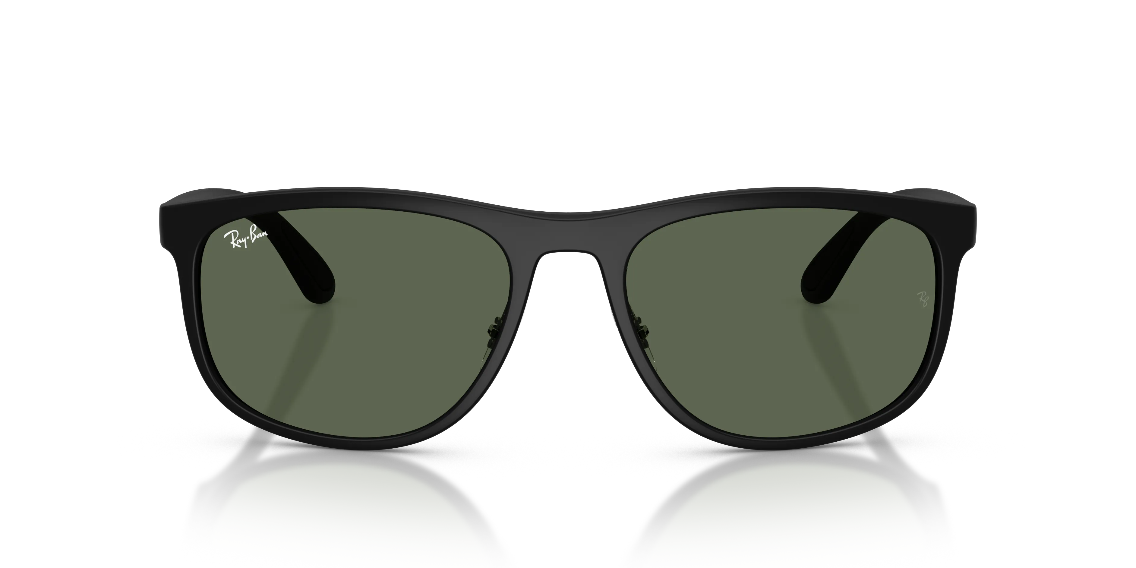 Ray - Ban RB4468 601S71 Occhiali da sole Peek Nero Verde Squadrata Normale - immagine 3