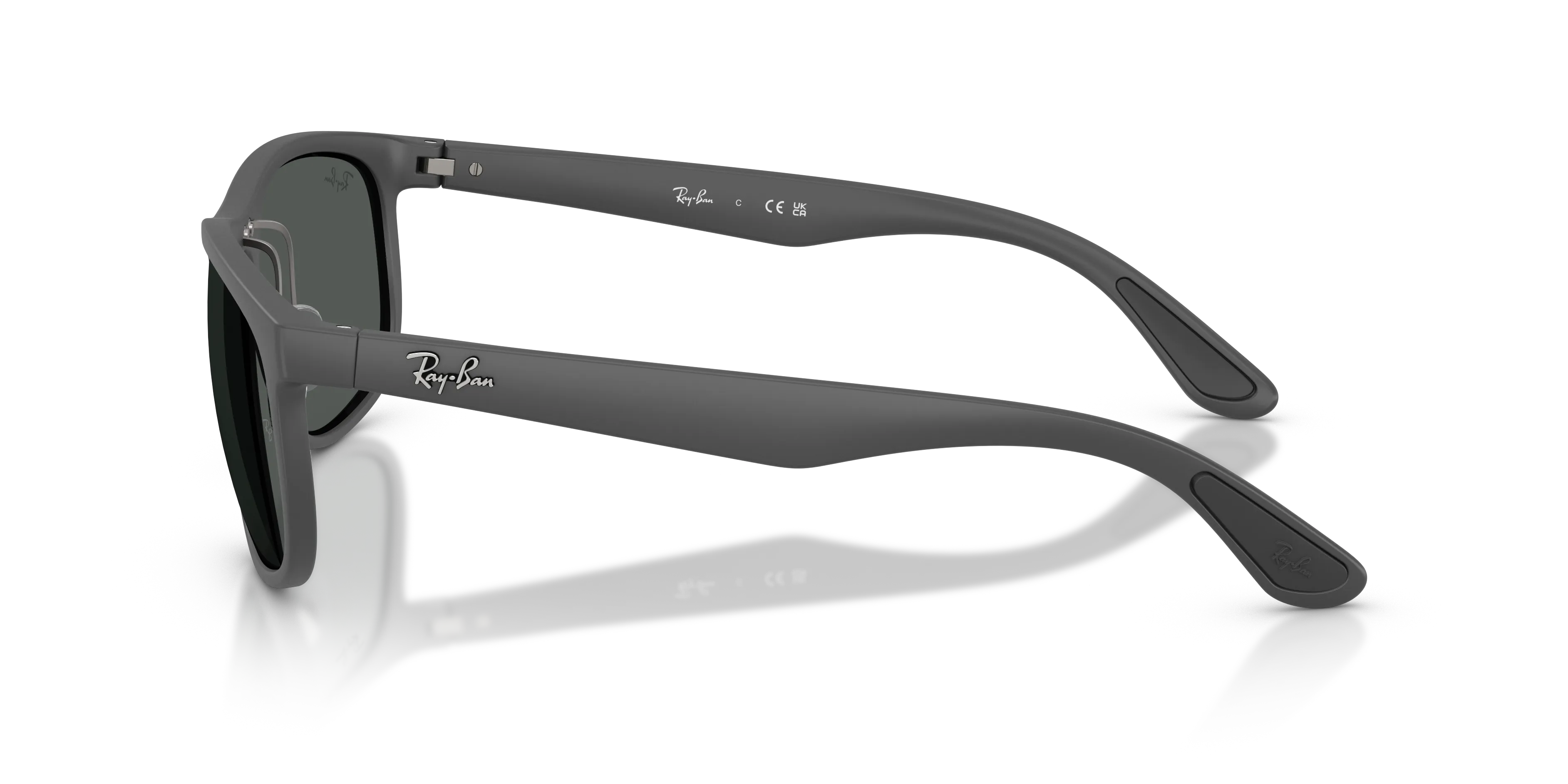 Ray - Ban RB4468 601787 Occhiali da sole Peek Grigio Grigio Squadrata Normale - immagine 4