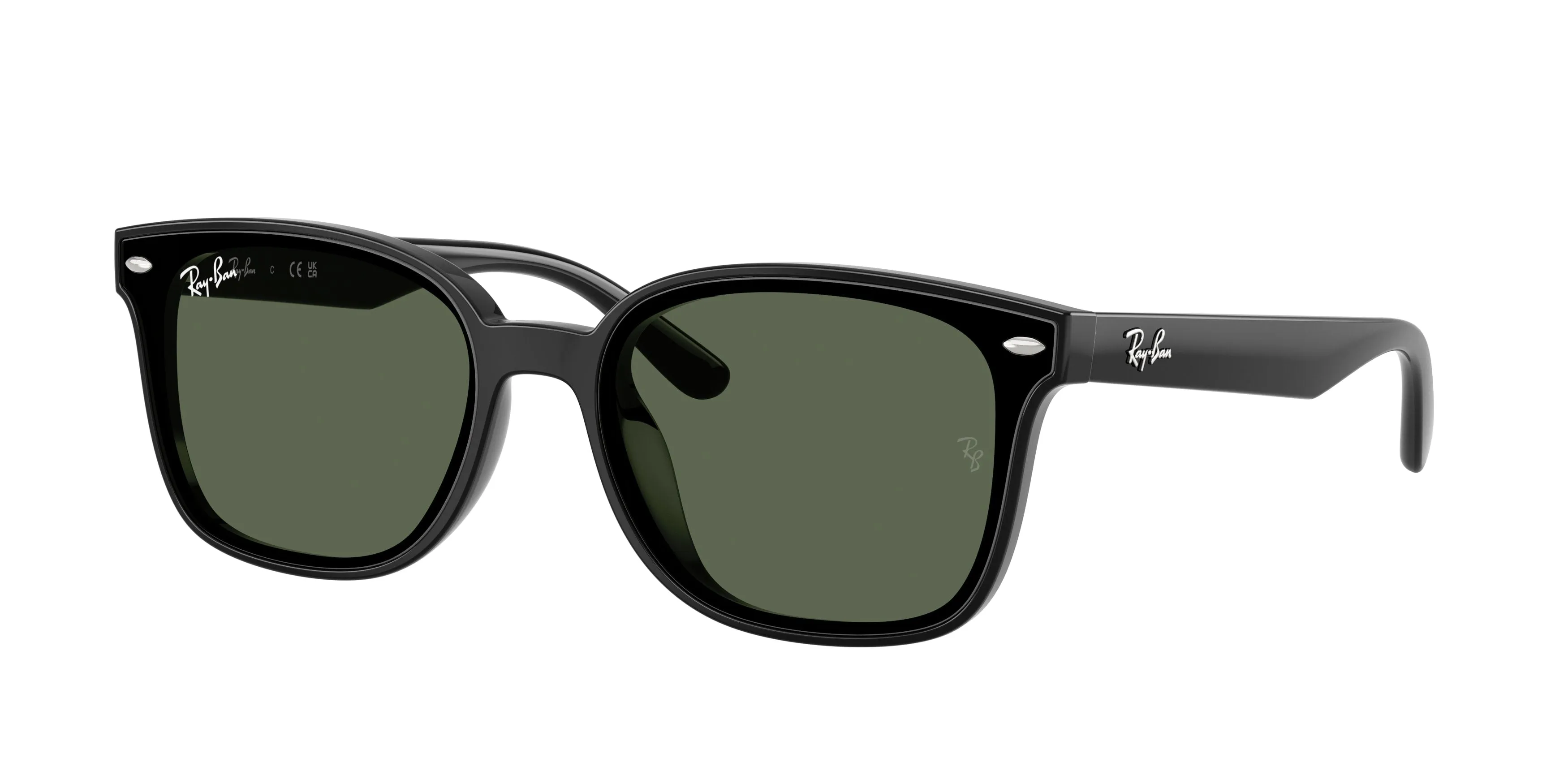 Ray - Ban RB4461D 601/71 Occhiali da sole Nylon Nero Verde Squadrata Normale - immagine 1