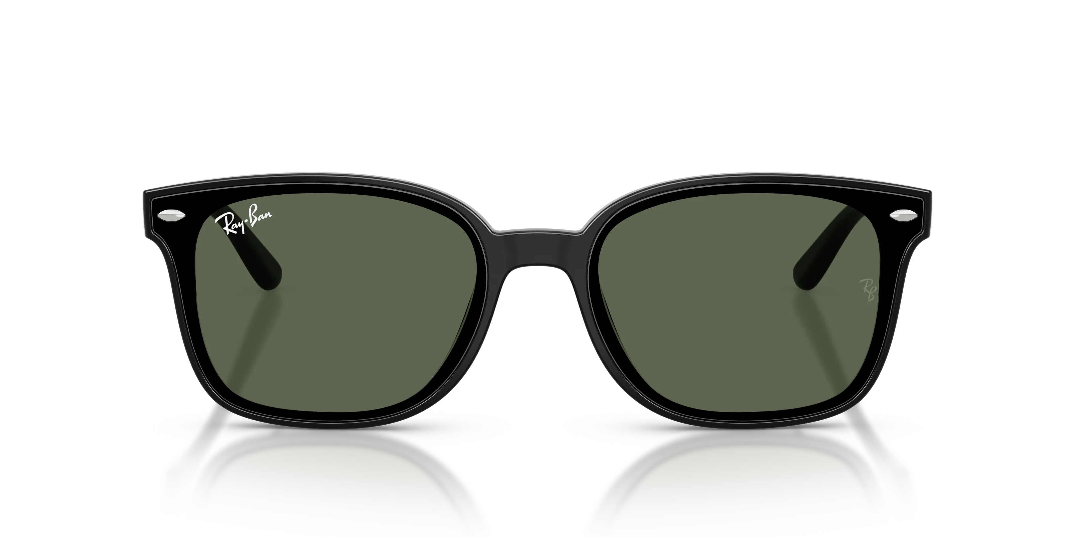Ray - Ban RB4461D 601/71 Occhiali da sole Nylon Nero Verde Squadrata Normale - immagine 3