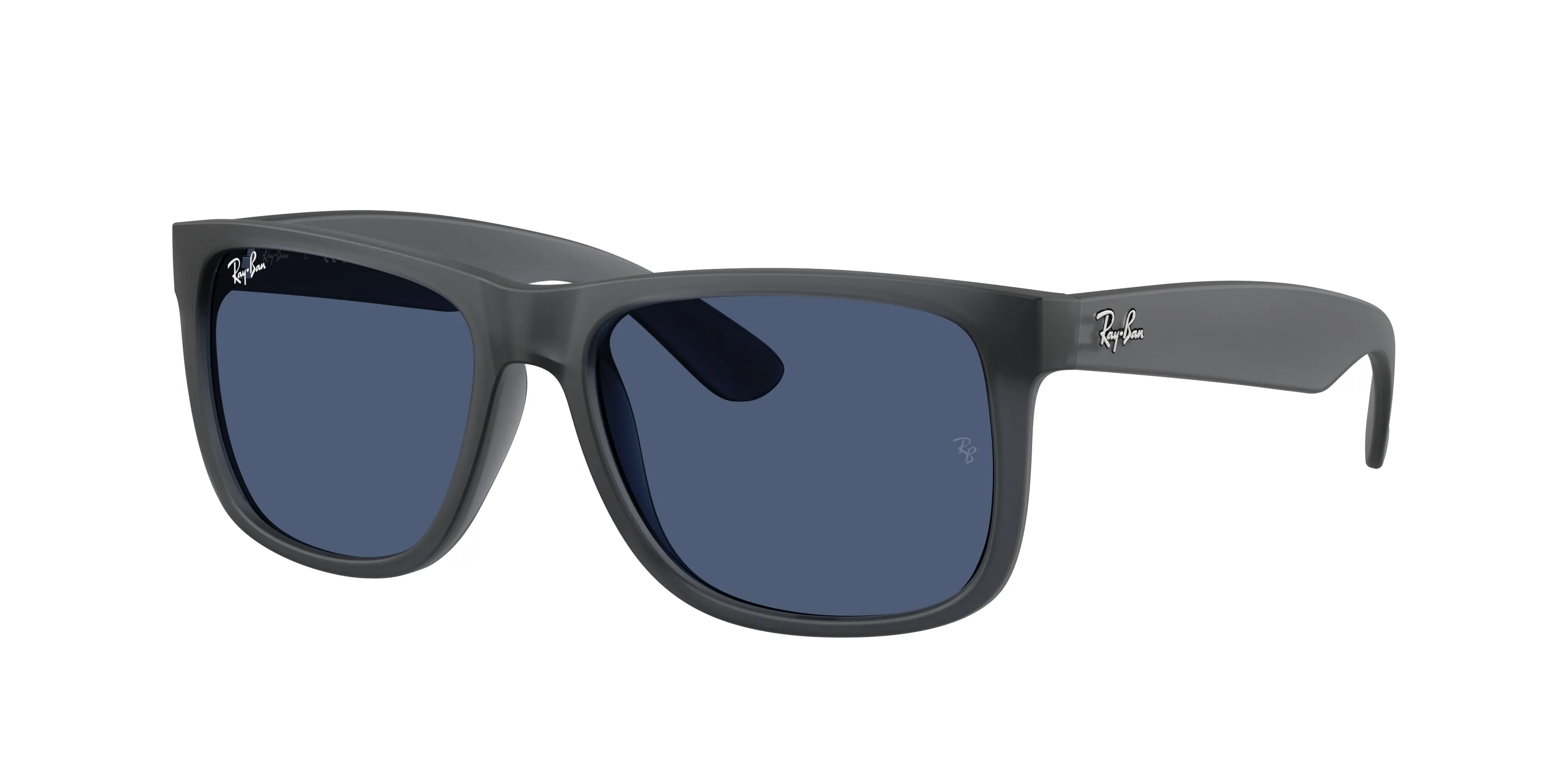 Ray - Ban RB4165 JUSTIN 687380 Occhiali da sole Nylon Grigio Blu Squadrata Normale - immagine 1