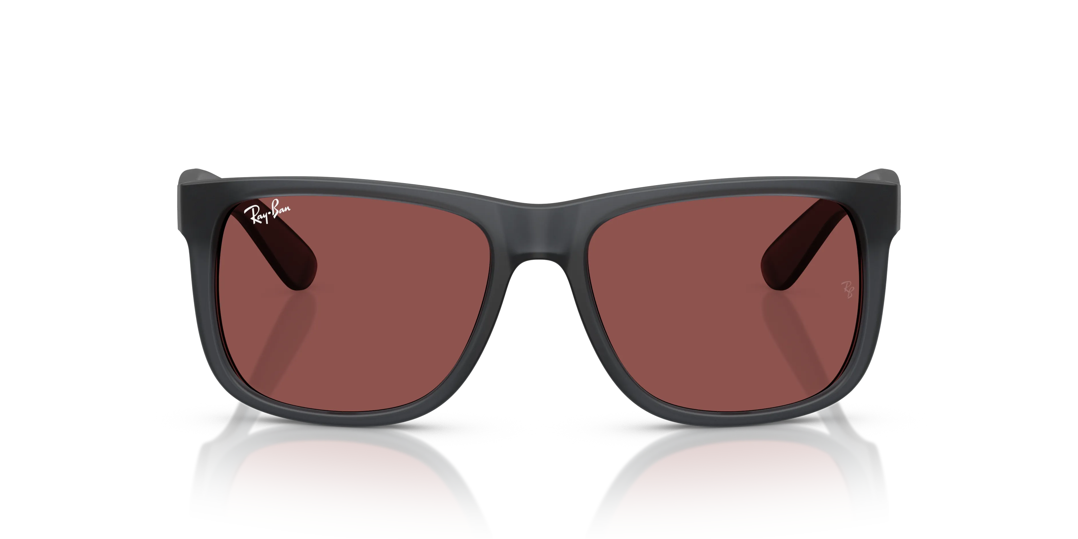 Ray - Ban RB4165 JUSTIN 687375 Occhiali da sole Nylon Grigio Viola Squadrata Normale - immagine 3