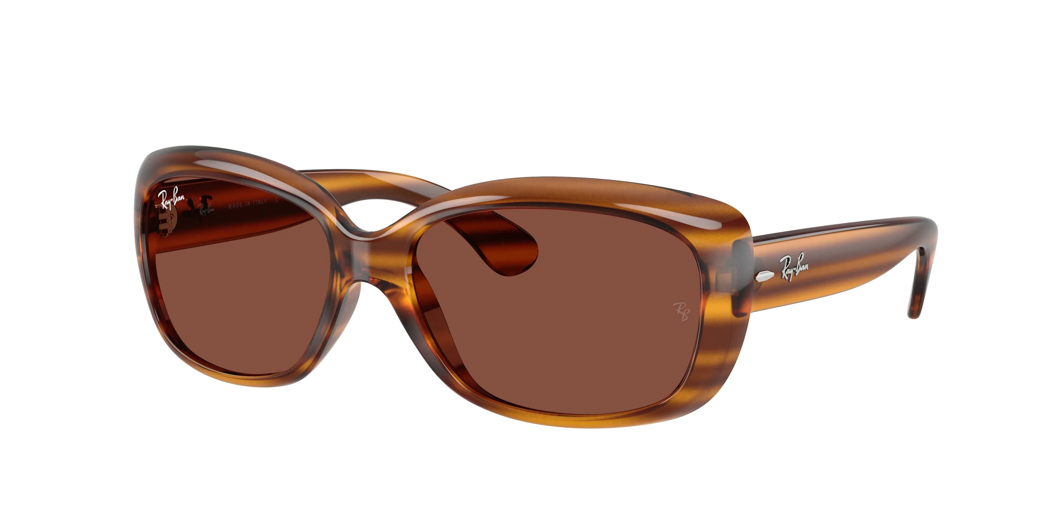 Ray - Ban RB4101 JACKIE OHH 820/C5 Occhiali da sole Nylon Rosso Rosso Farfalla Normale - immagine 1