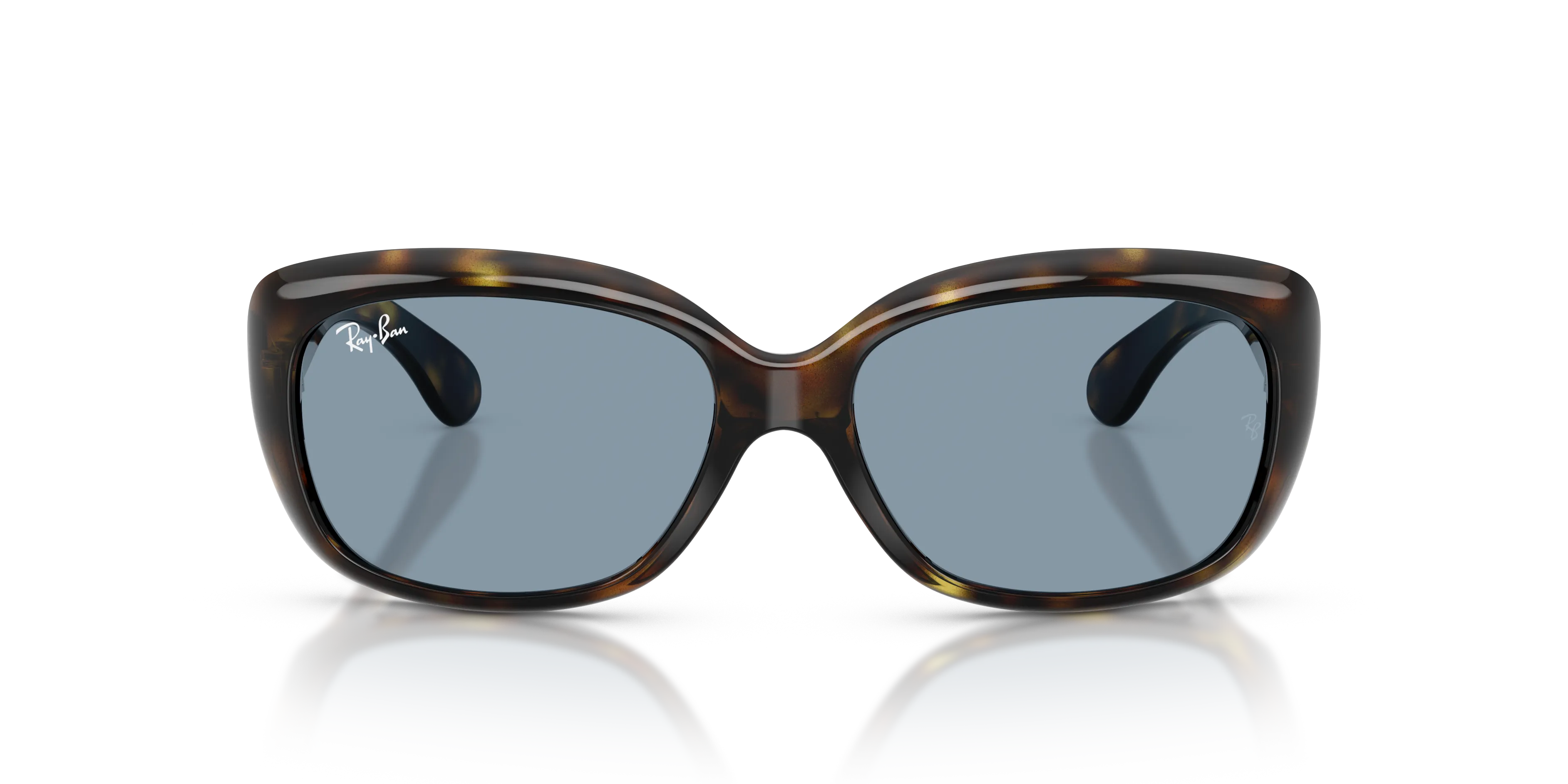 Ray - Ban RB4101 JACKIE OHH 710/56 Occhiali da sole Nylon Tartaruga Blu Farfalla Normale - immagine 3