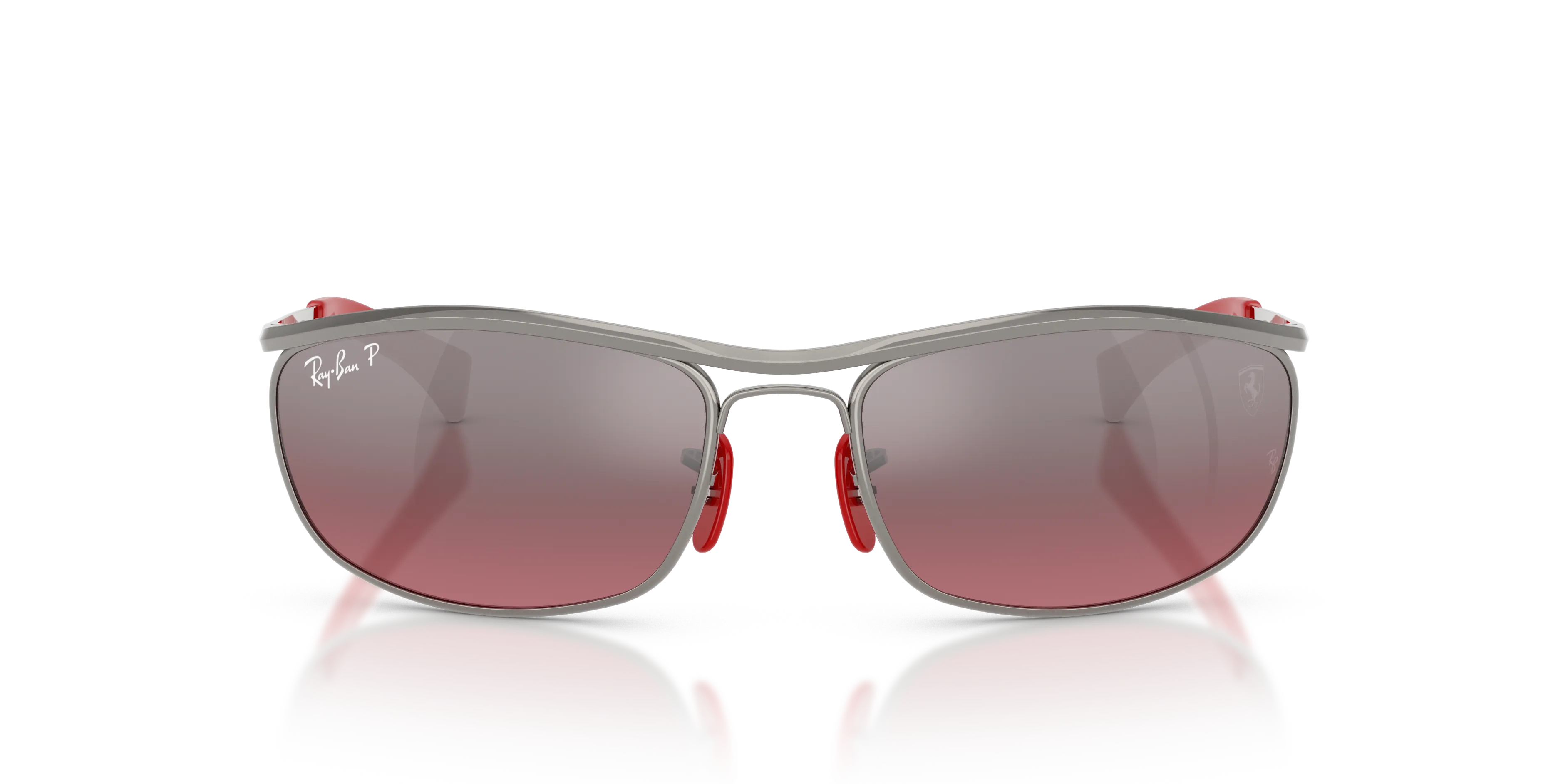 Ray - Ban RB3819M F0017A Occhiali da sole Metallo Grigio Viola Rotonda Polarizzata - immagine 3