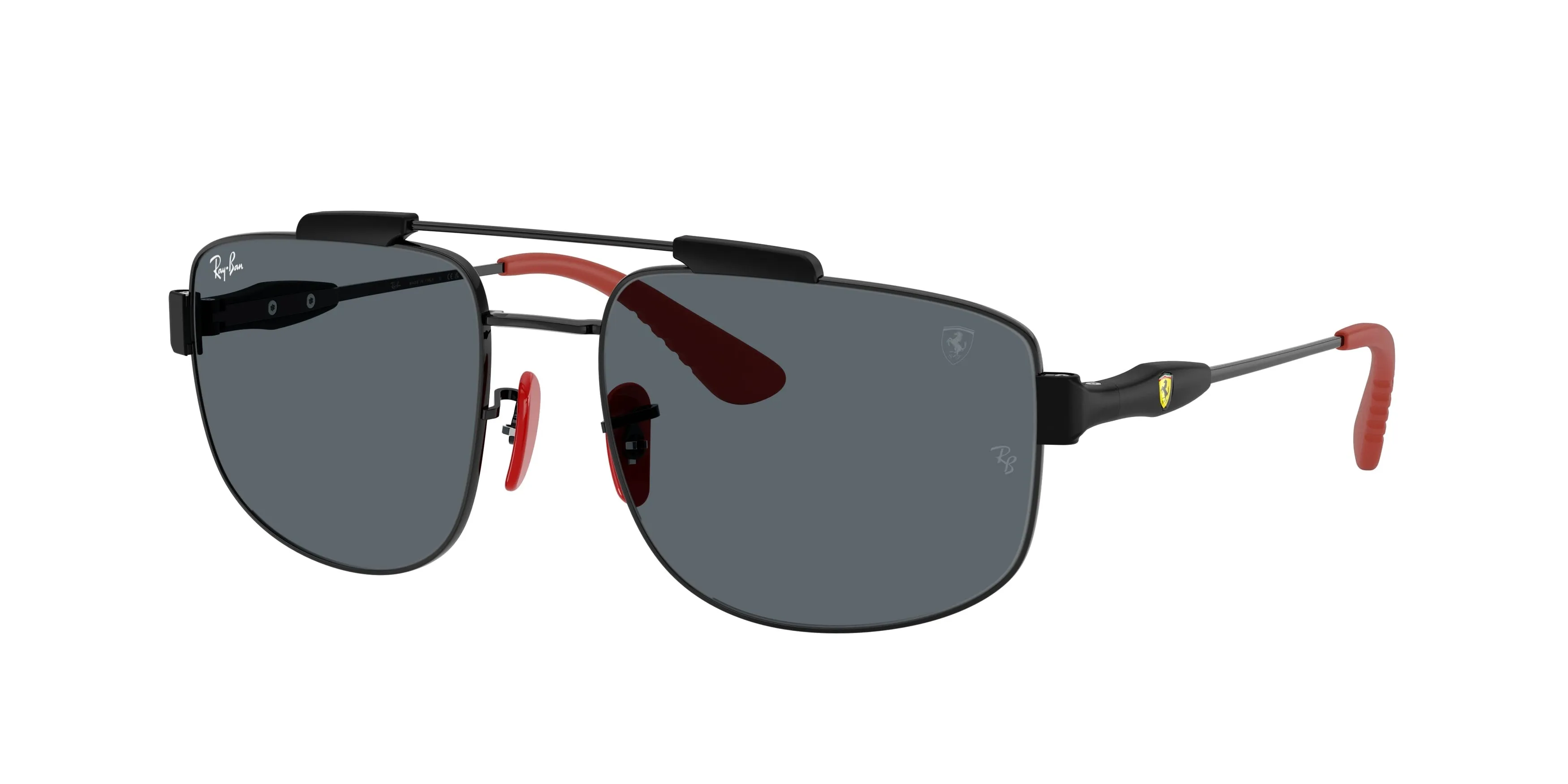 Ray - Ban RB3789M F139R5 Occhiali da sole Metallo Nero Blu Squadrata Normale - immagine 1