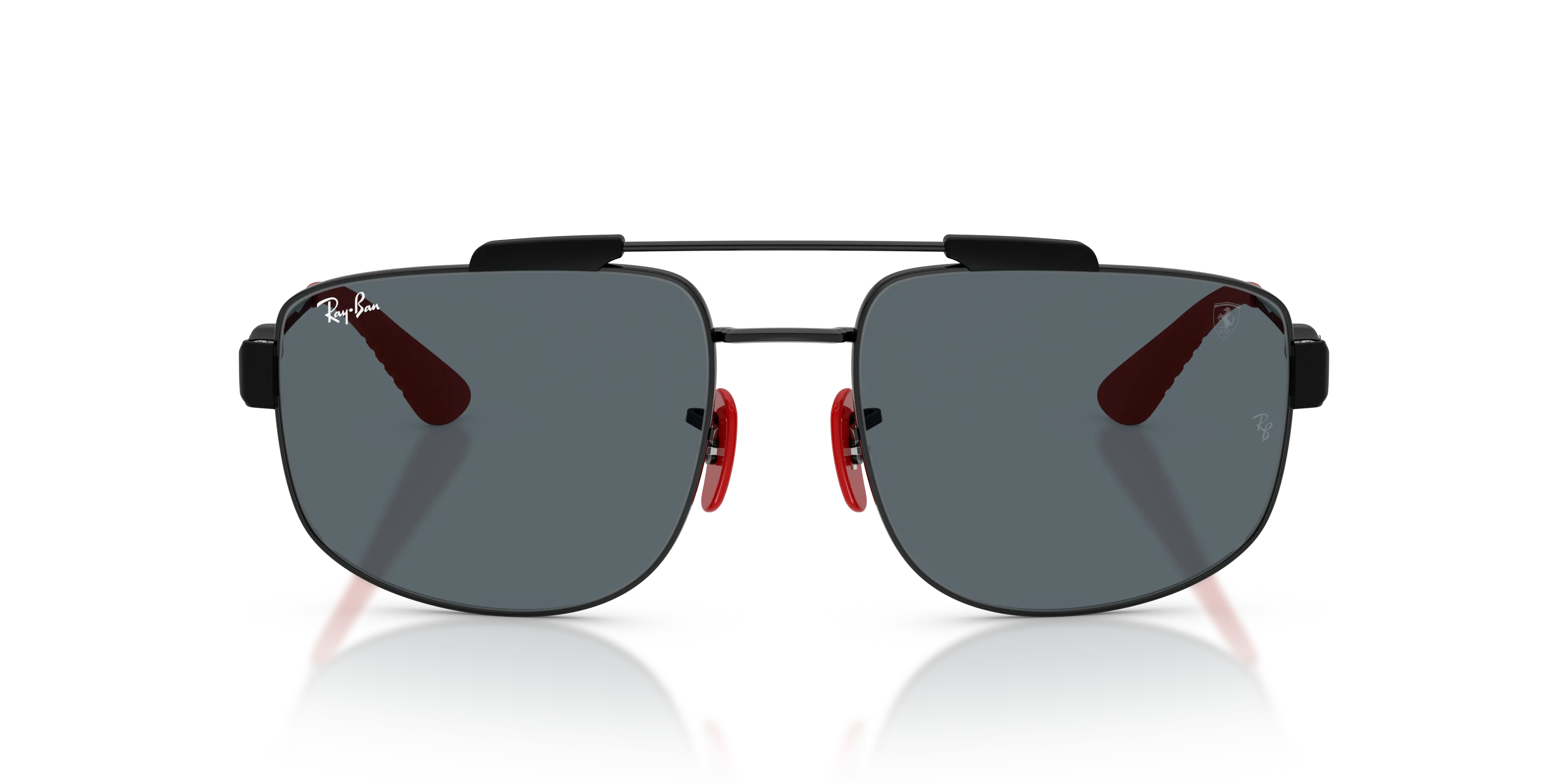 Ray - Ban RB3789M F139R5 Occhiali da sole Metallo Nero Blu Squadrata Normale - immagine 3